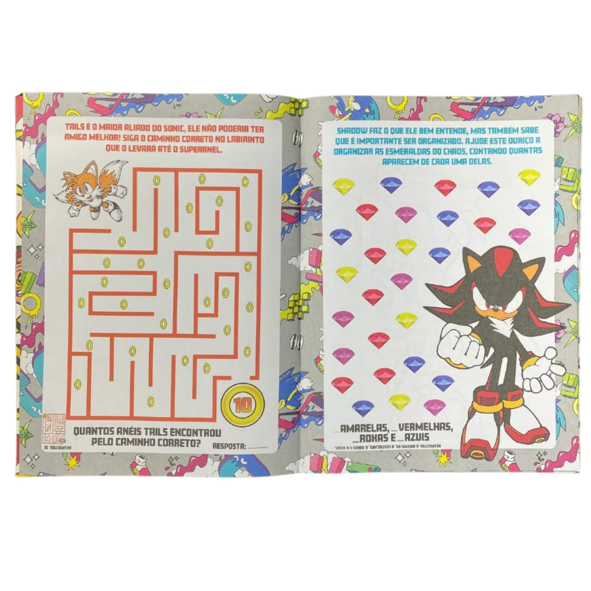 Livro de Atividades Sonic Hora da Alegria Editora On Line - 9786561260084