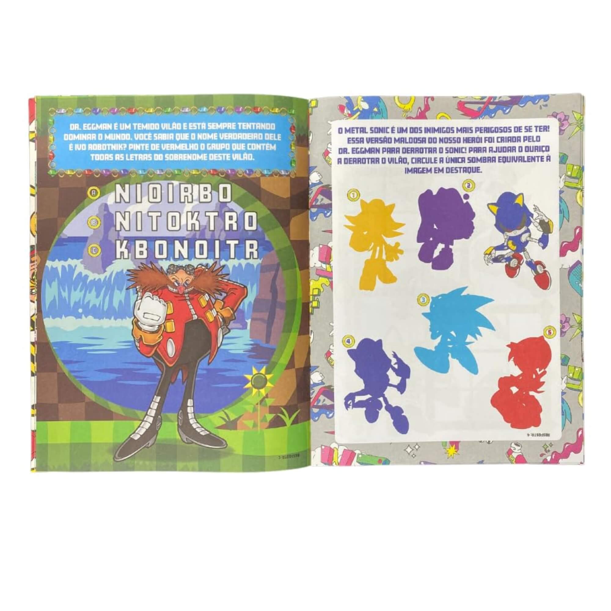 Livro de Atividades Sonic Hora da Alegria Editora On Line - 9786561260084