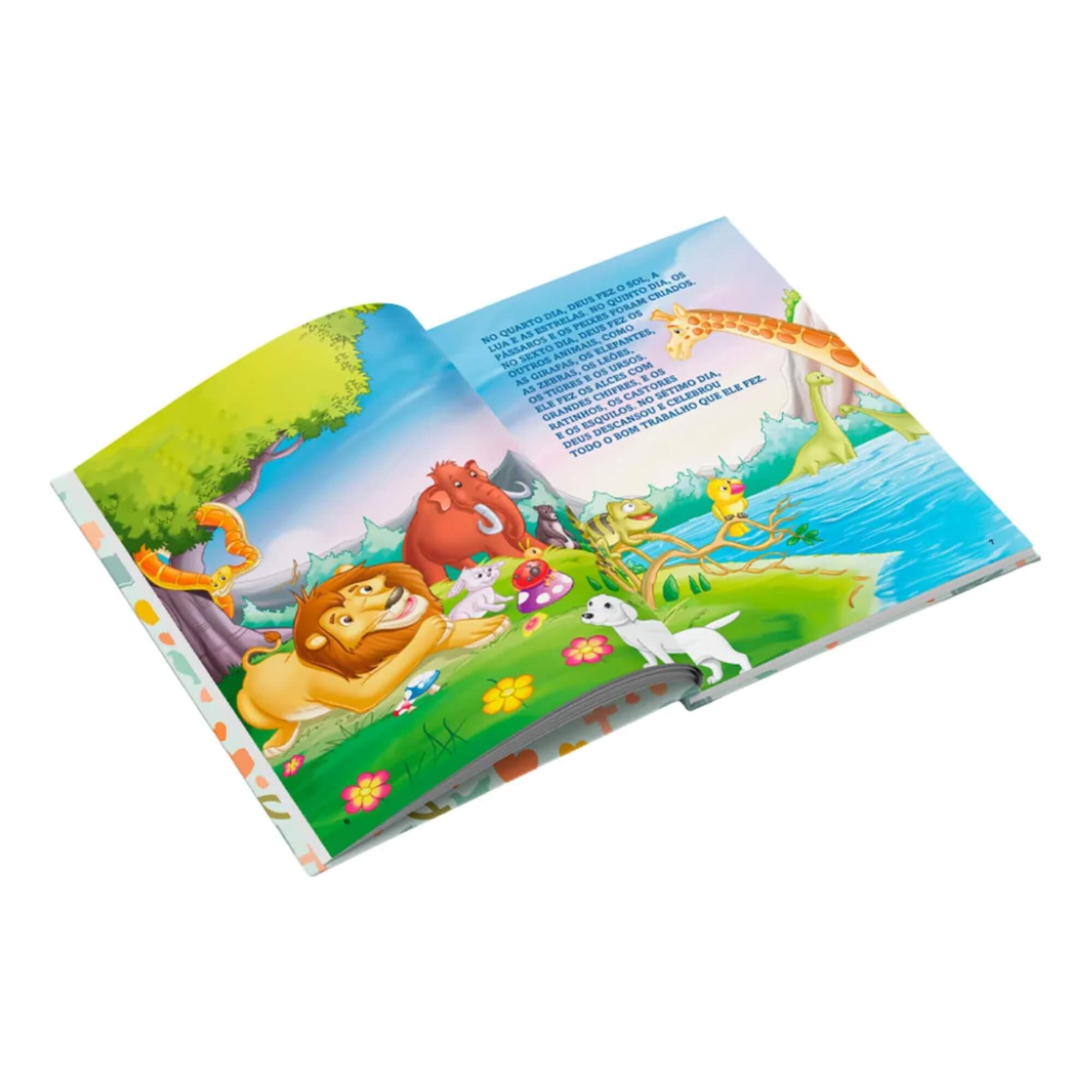 Livro Bíblia Infantil Letras Grandes com Capa Almofadada Editora On Line - 9786598142100