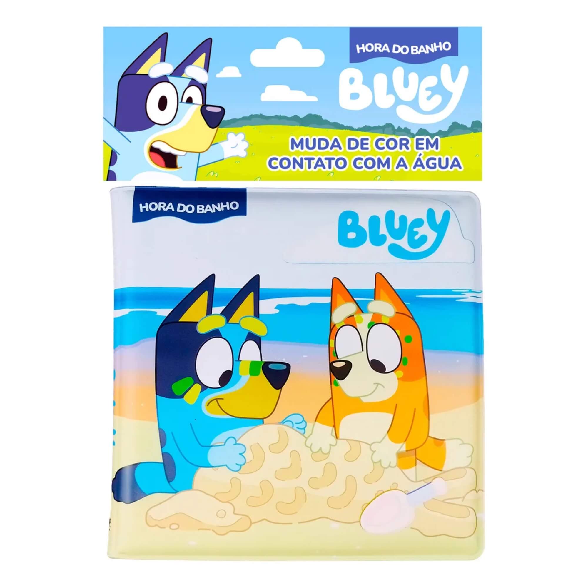 Livro Infantil Resistente a Água Bluey Hora do Banho Editora On Line - 9786555477146