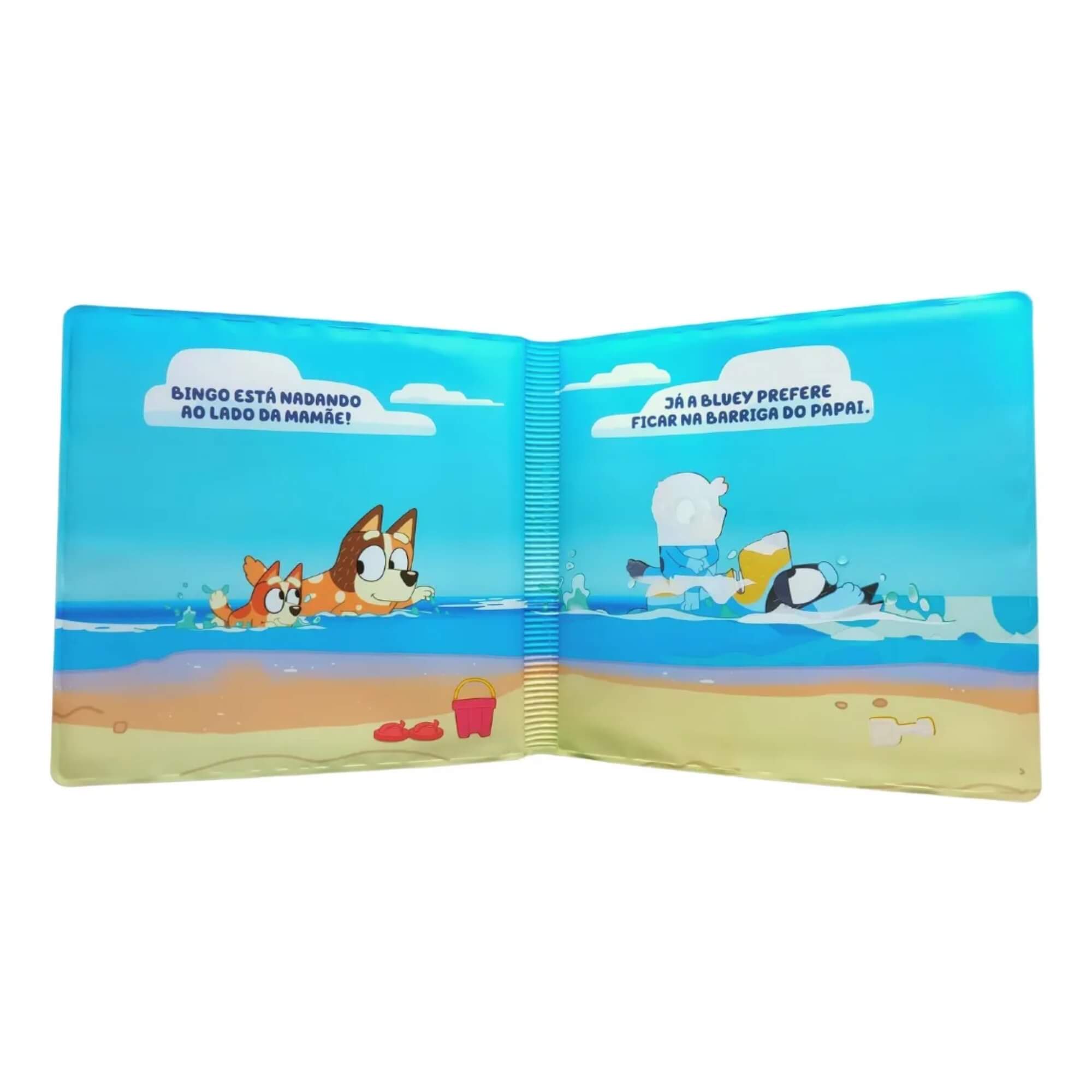 Livro Infantil Resistente a Água Bluey Hora do Banho Editora On Line - 9786555477146