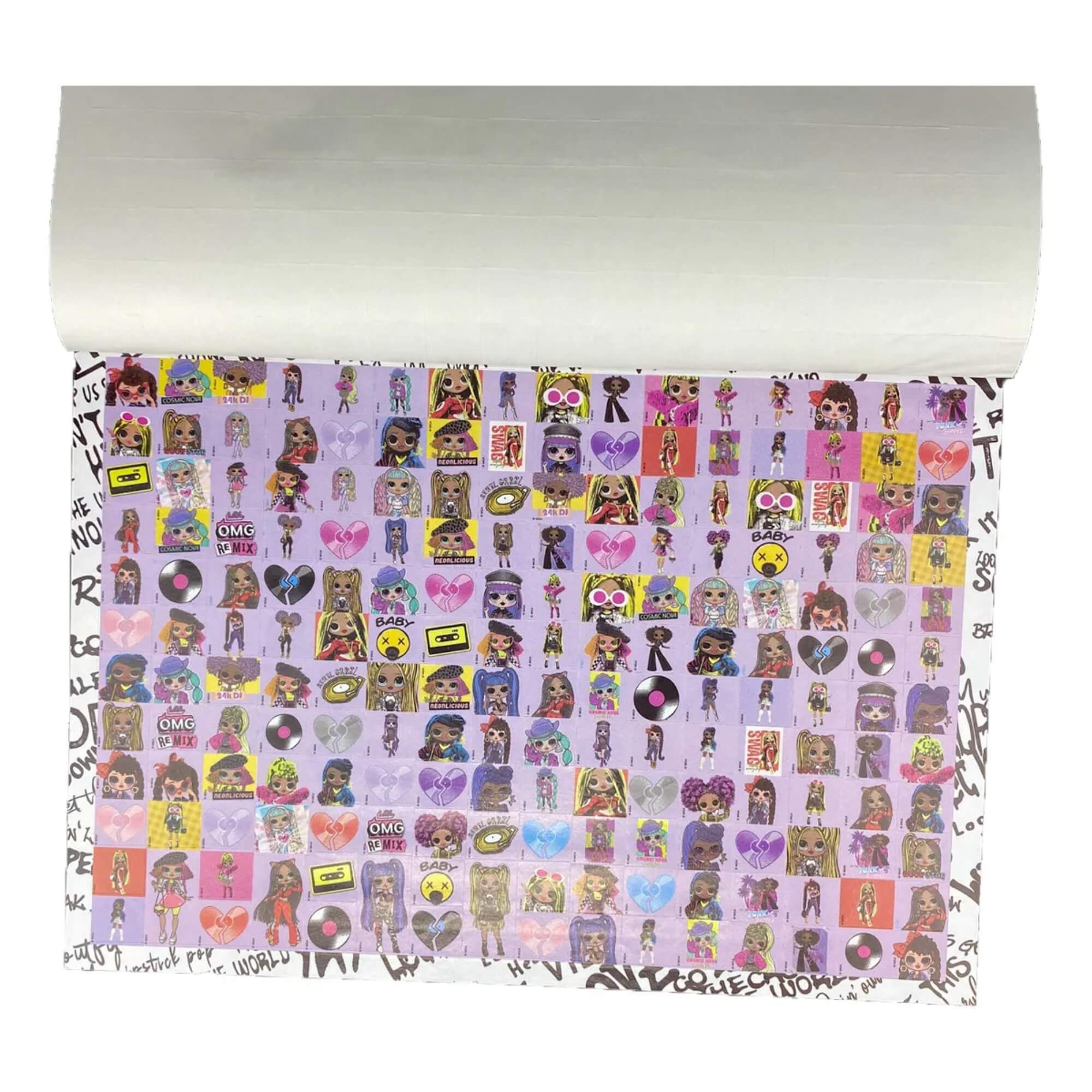 Livro Prancheta Para Colorir Lol Surprise Omg Com 1500 Adesivos Editora On Line - 9786555471601