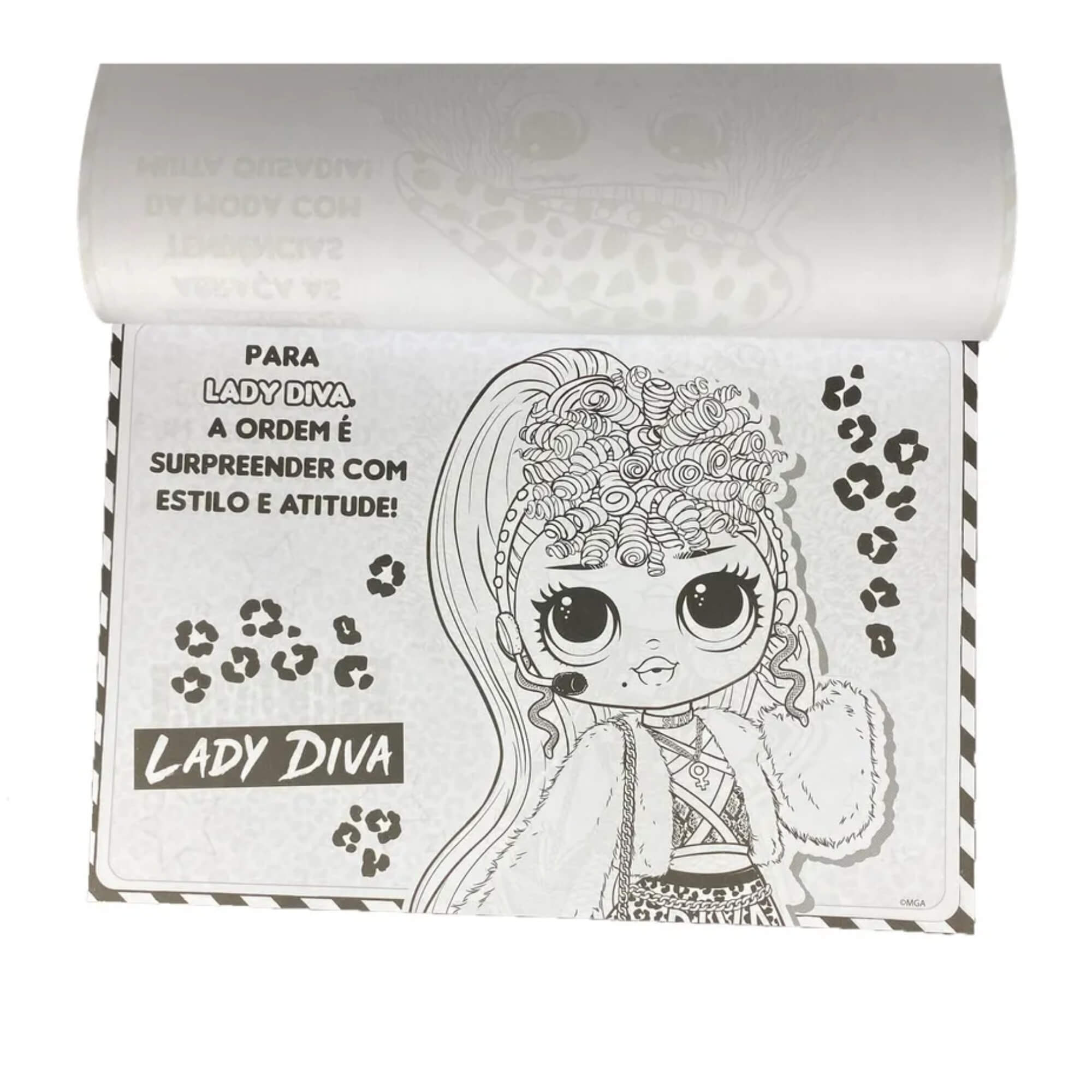 Livro Prancheta Para Colorir Lol Surprise Omg Com 1500 Adesivos Editora On Line - 9786555471601