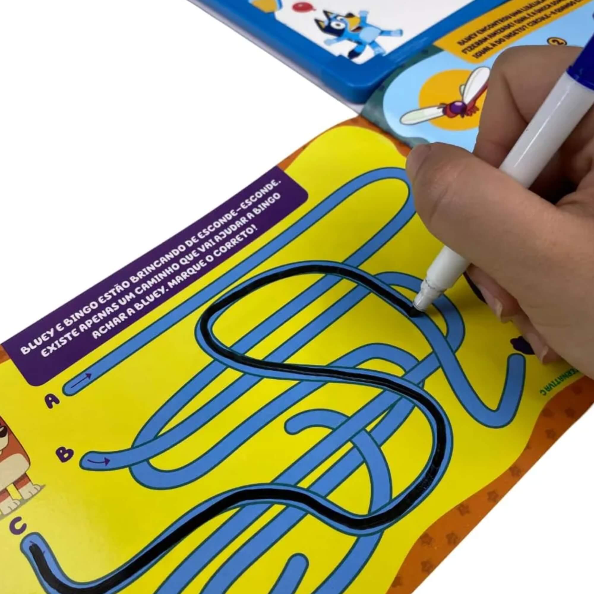 Lousinha Divertida Alfabeto Bluey c/ Livro de Atividades e Caneta Editora On Line - 9786555477634