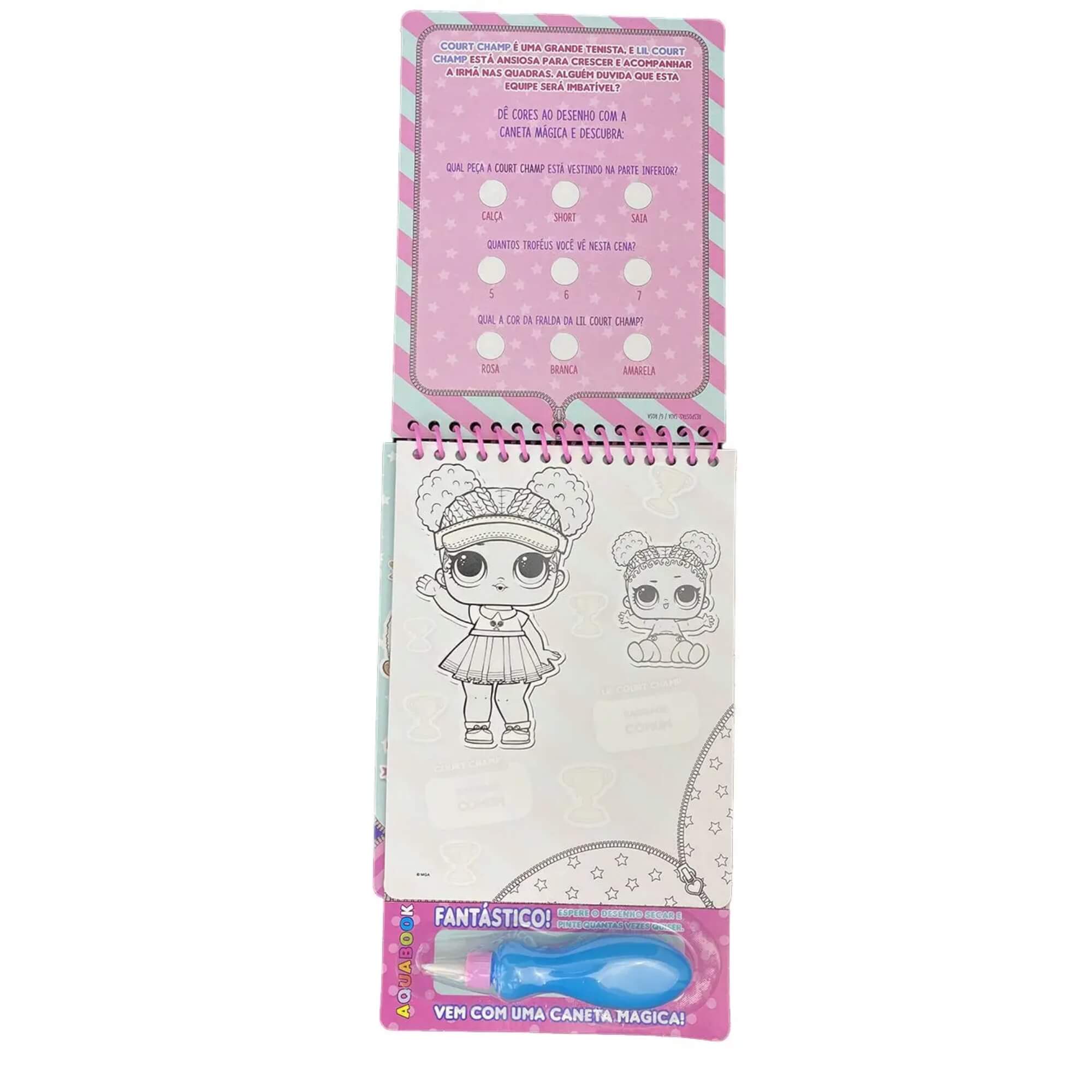 Livro Aquabook LOL Surprise com Caneta Mágica Editora On Line - 9788543230146