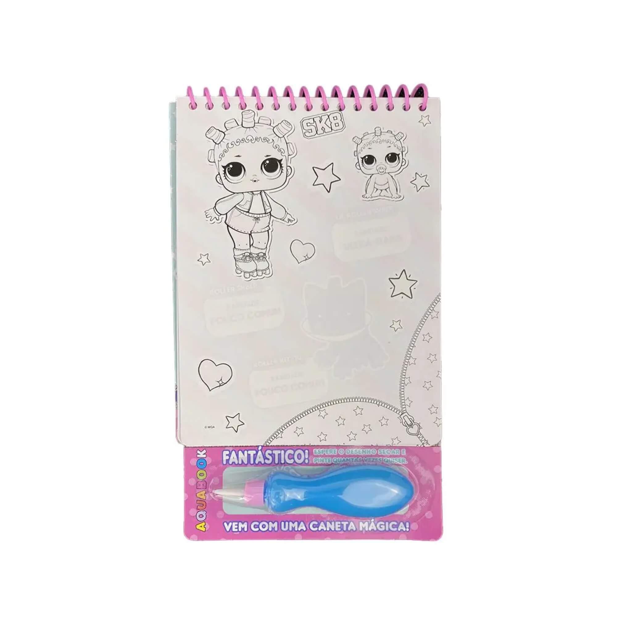 Livro Aquabook LOL Surprise com Caneta Mágica Editora On Line - 9788543230146