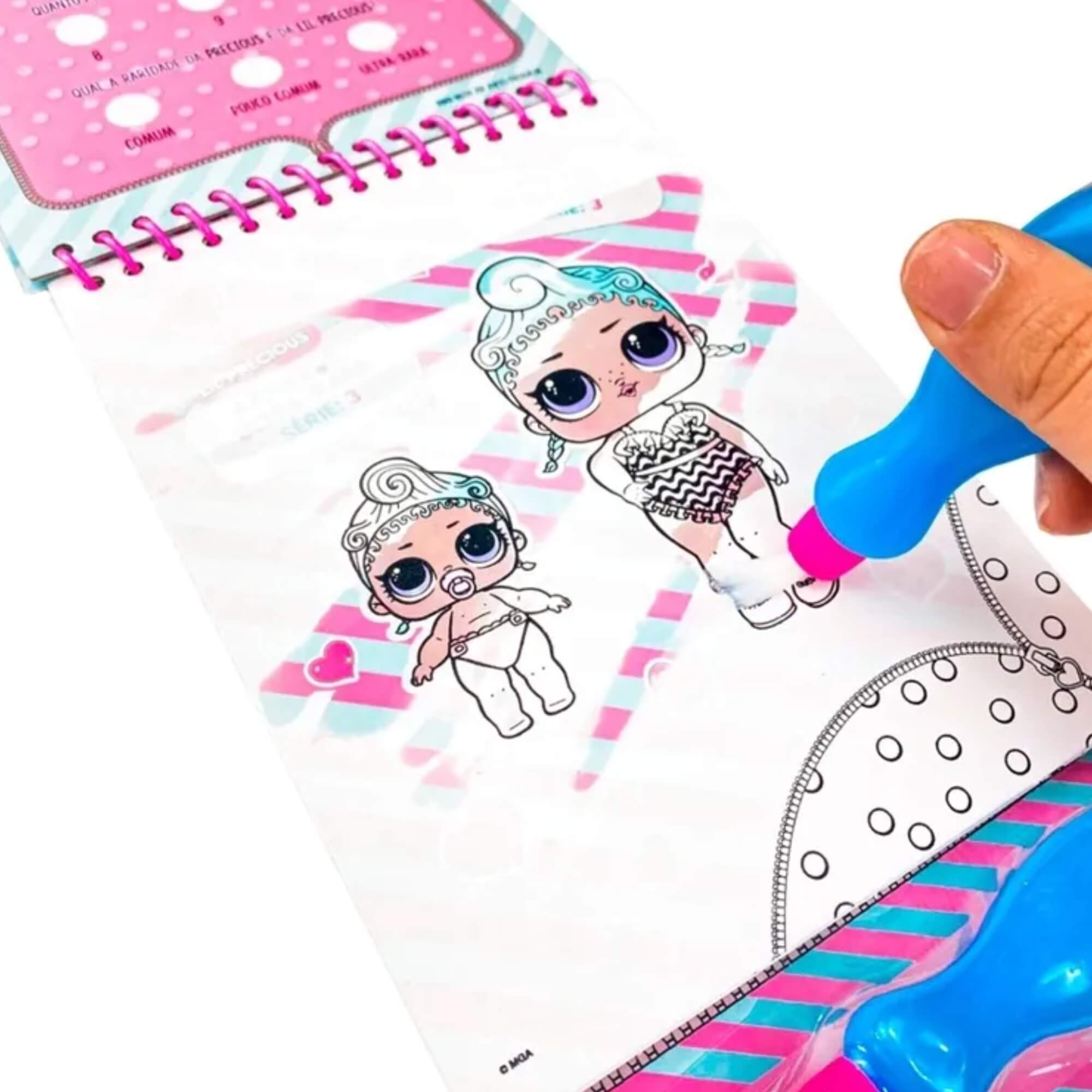 Livro Aquabook LOL Surprise com Caneta Mágica Editora On Line - 9788543230146