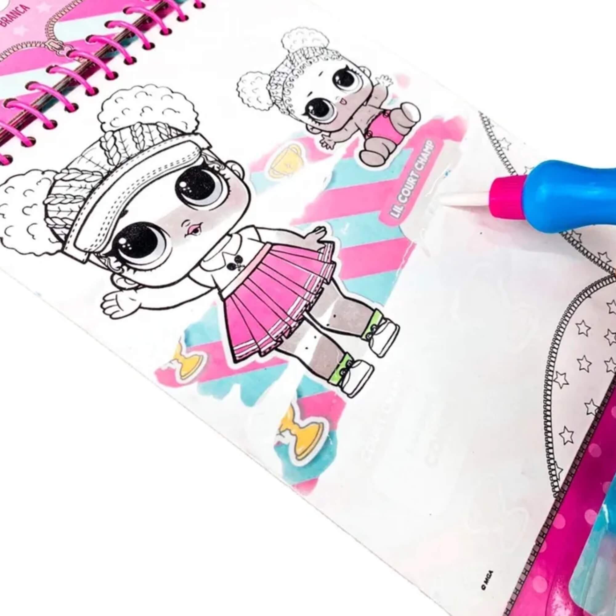 Livro Aquabook LOL Surprise com Caneta Mágica Editora On Line - 9788543230146
