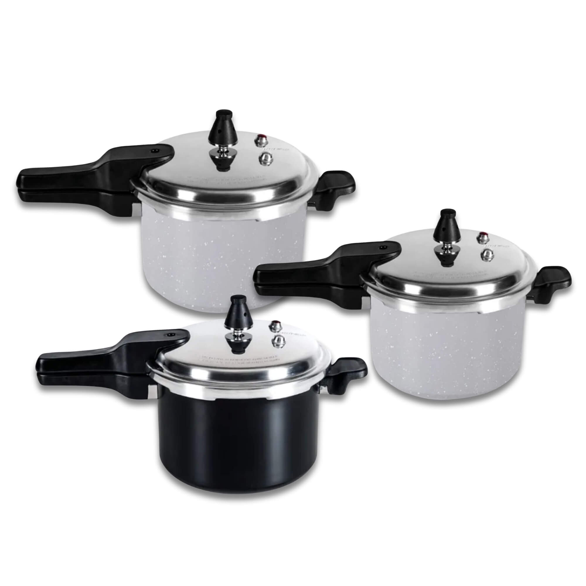 VAR Panela de Pressão com Fundo de Indução Ceramic Life Brinox 5,4L ou 4,2L (Escolha o Modelo)
