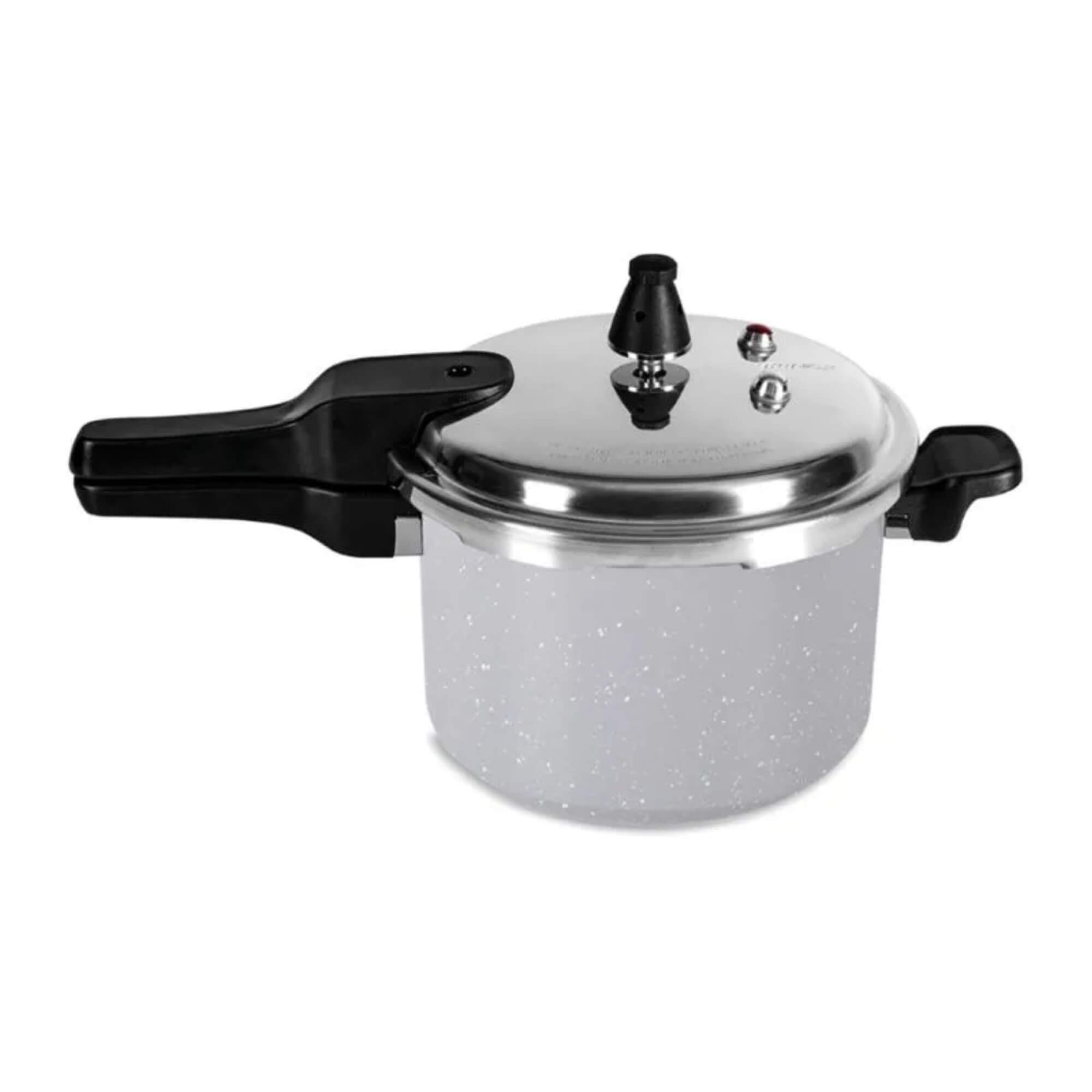 VAR Panela de Pressão com Fundo de Indução Ceramic Life Brinox 5,4L ou 4,2L (Escolha o Modelo) Cor/Capacidade:4,2L GRIS