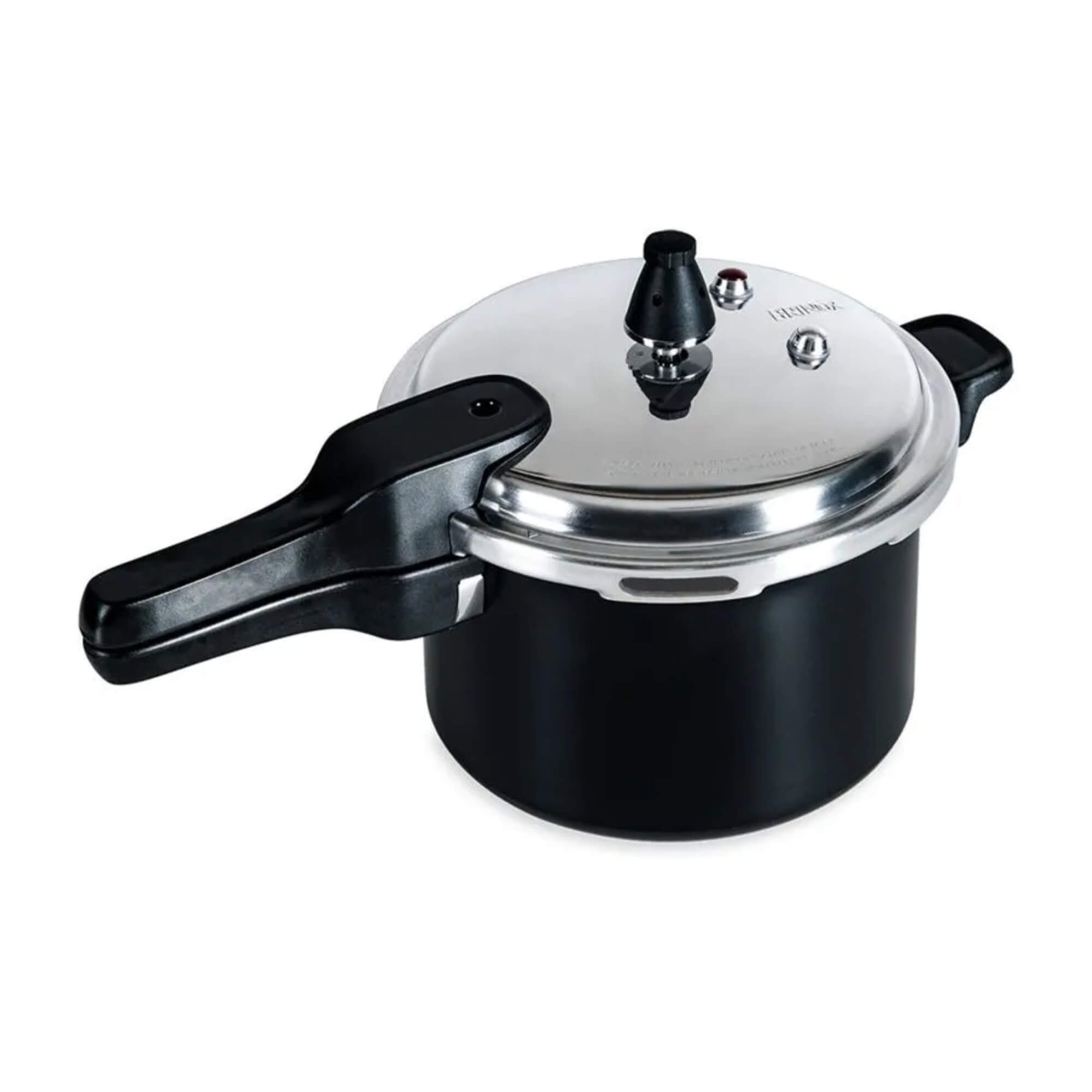 VAR Panela de Pressão com Fundo de Indução Ceramic Life Brinox 5,4L ou 4,2L (Escolha o Modelo) Cor/Capacidade:4,2L PRETO