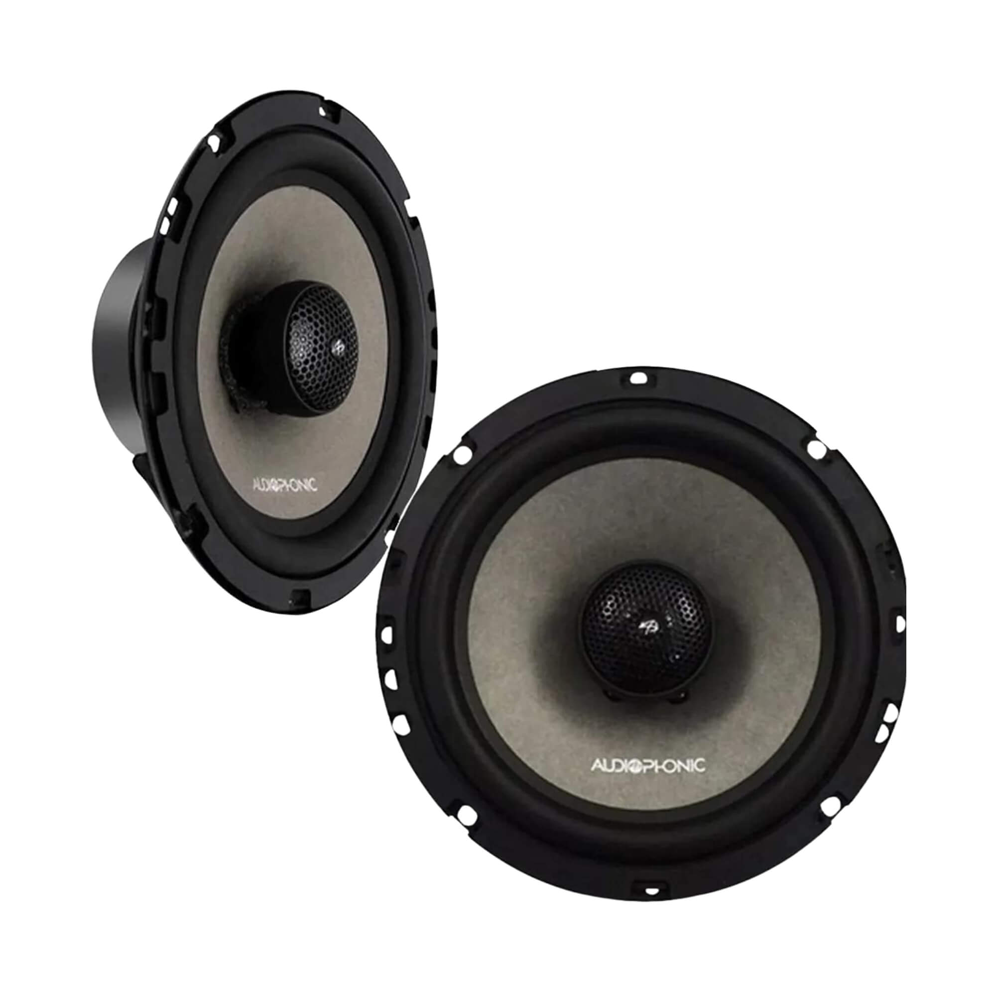 COMP Kit Upgrade 4 Alto Falantes Coaxial Audiophonic  650-V2 GWM HAVAL H6 + Aros Adaptadores Binde