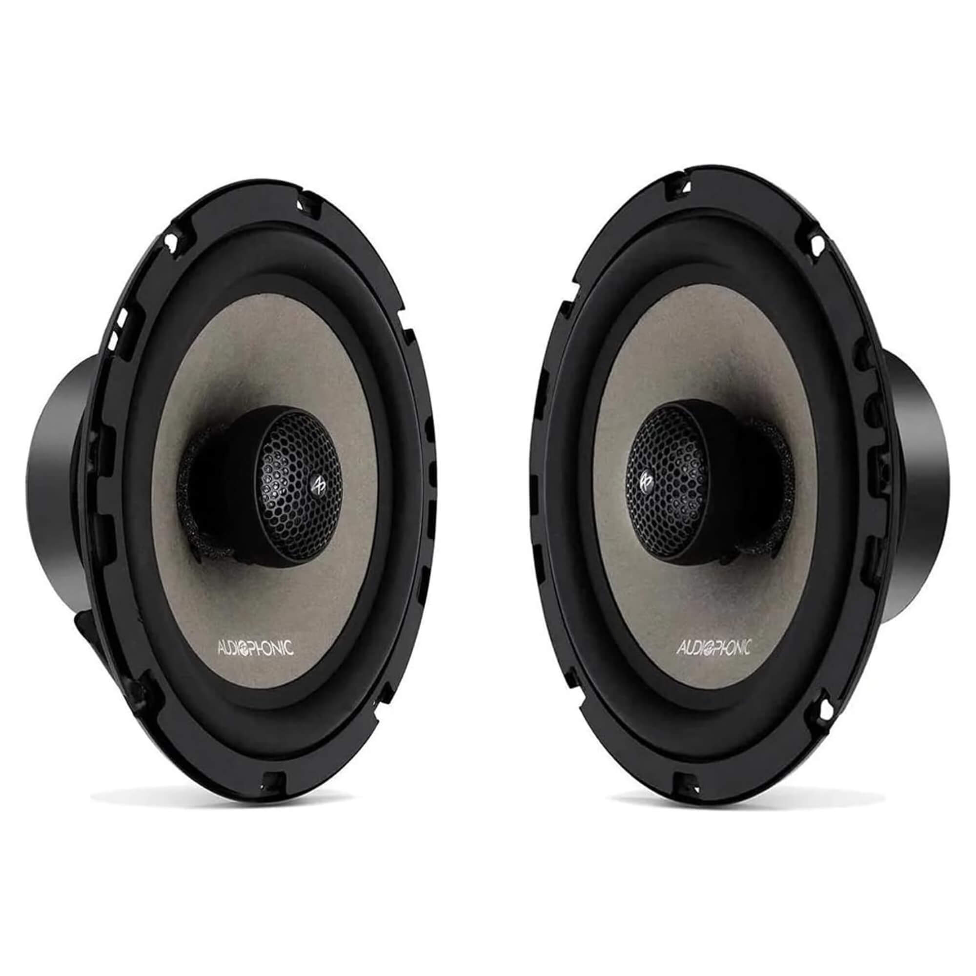COMP Kit Upgrade 4 Alto Falantes Coaxial Audiophonic  650-V2 GWM HAVAL H6 + Aros Adaptadores Binde