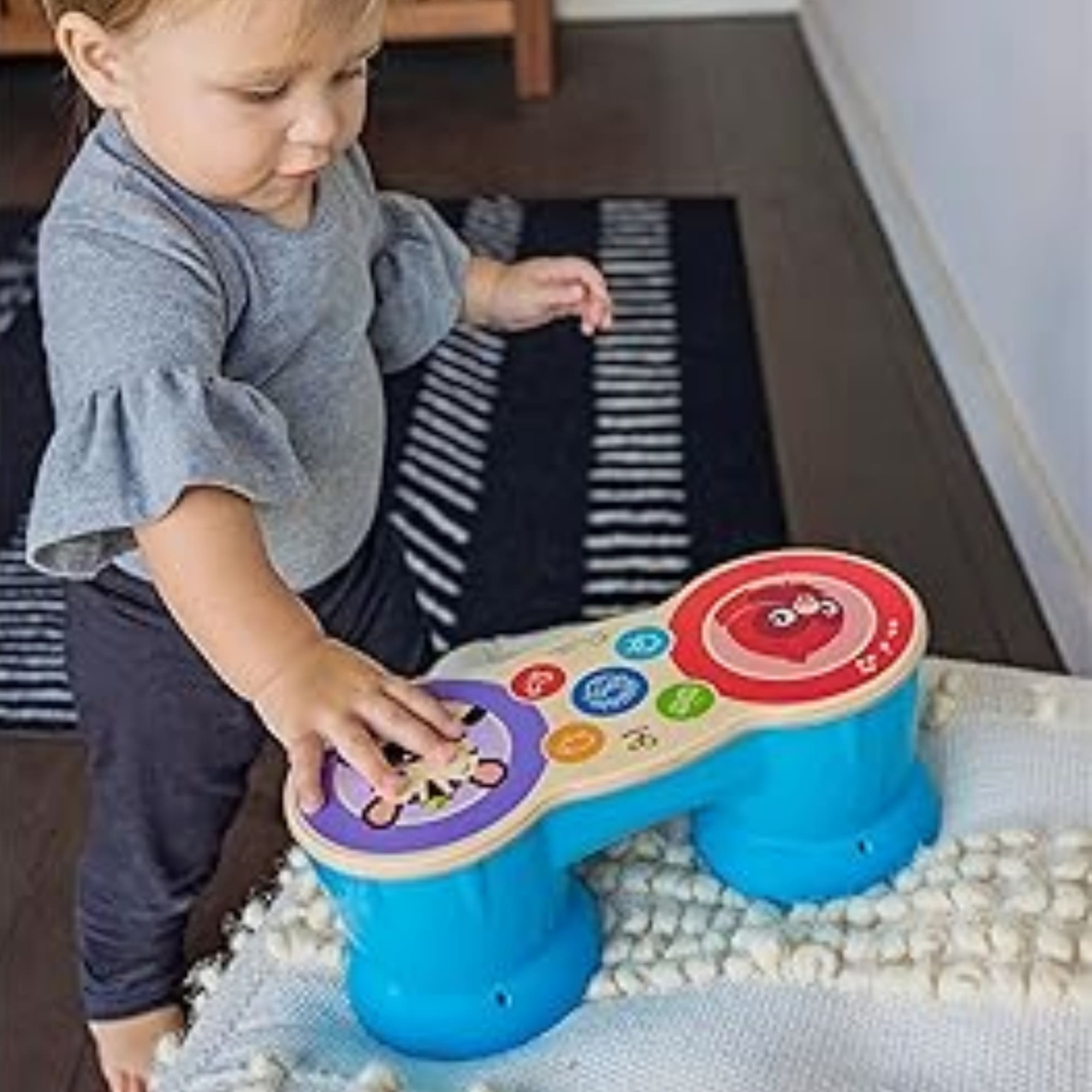 COMP Kit Brinquedo Infantil Musical: Piano Magic Touch + Tambor Magic Touch - Xalingo