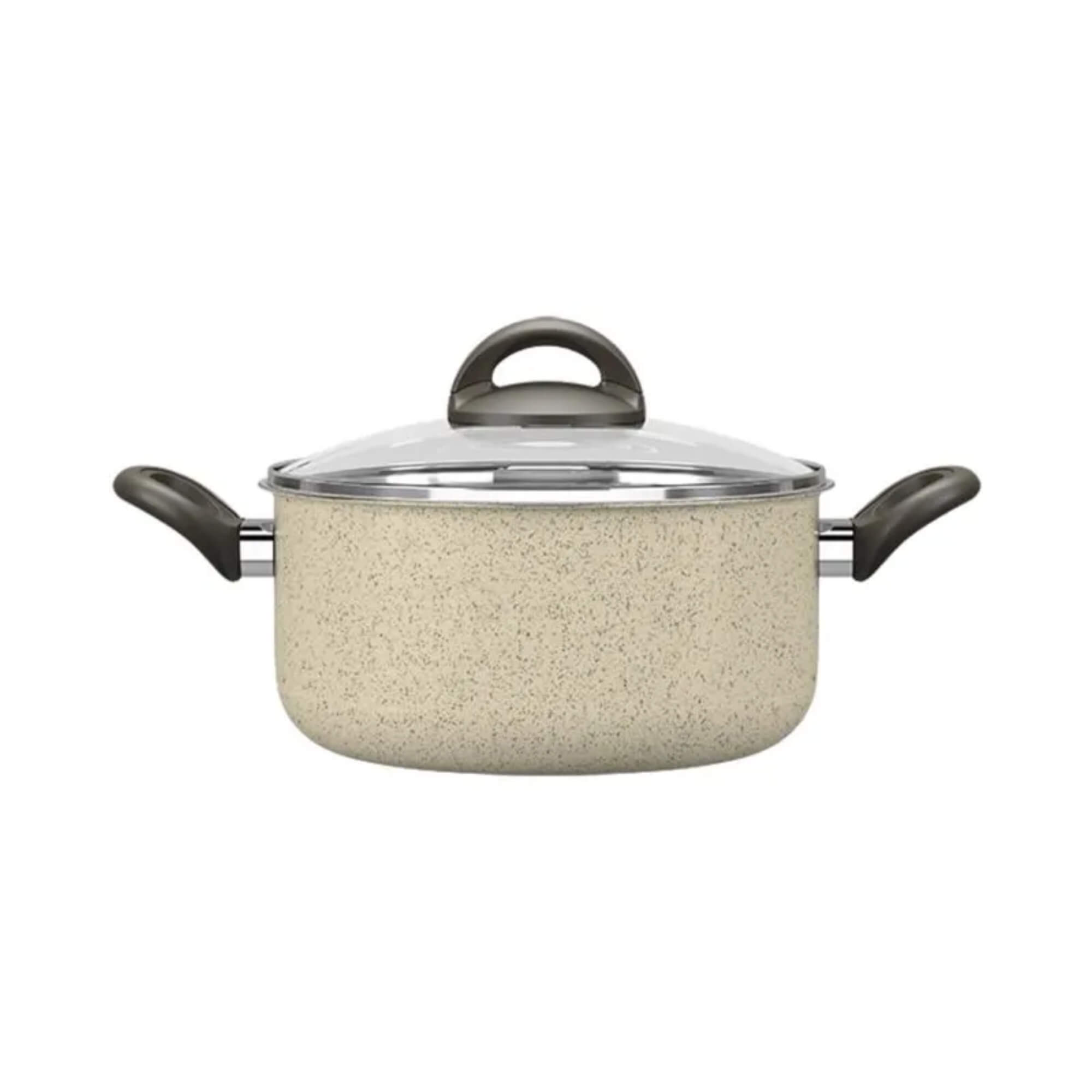 Jogo de Panelas Antiaderente Ceramic Life 5 Peças Suprema Vanilla Brinox - 7244/100 (N/A)