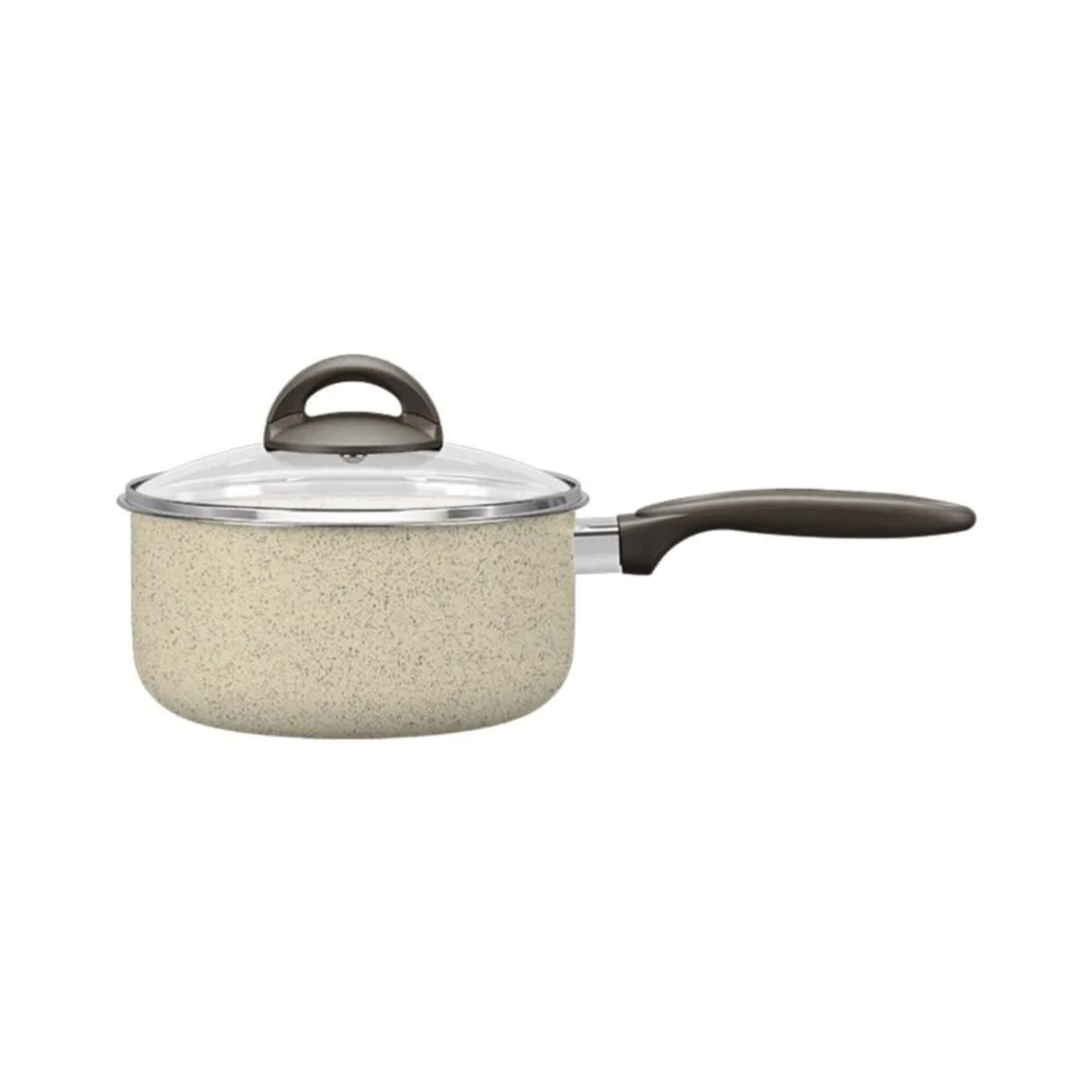 Jogo de Panelas Antiaderente Ceramic Life 5 Peças Suprema Vanilla Brinox - 7244/100 (N/A)