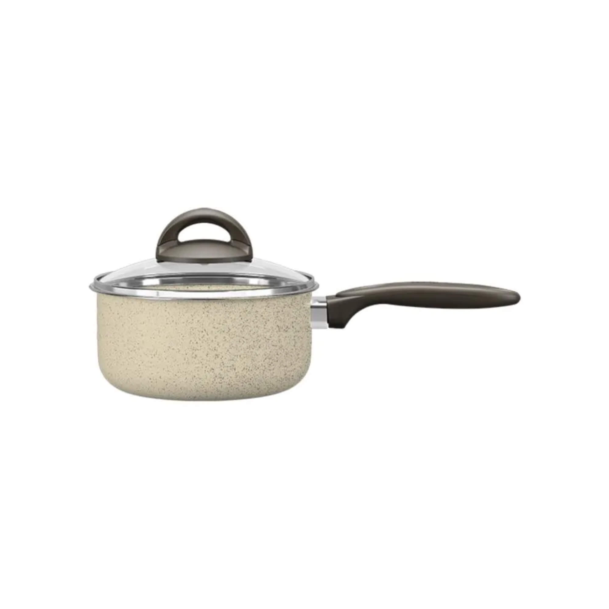 Jogo de Panelas Antiaderente Ceramic Life 5 Peças Suprema Vanilla Brinox - 7244/100 (N/A)