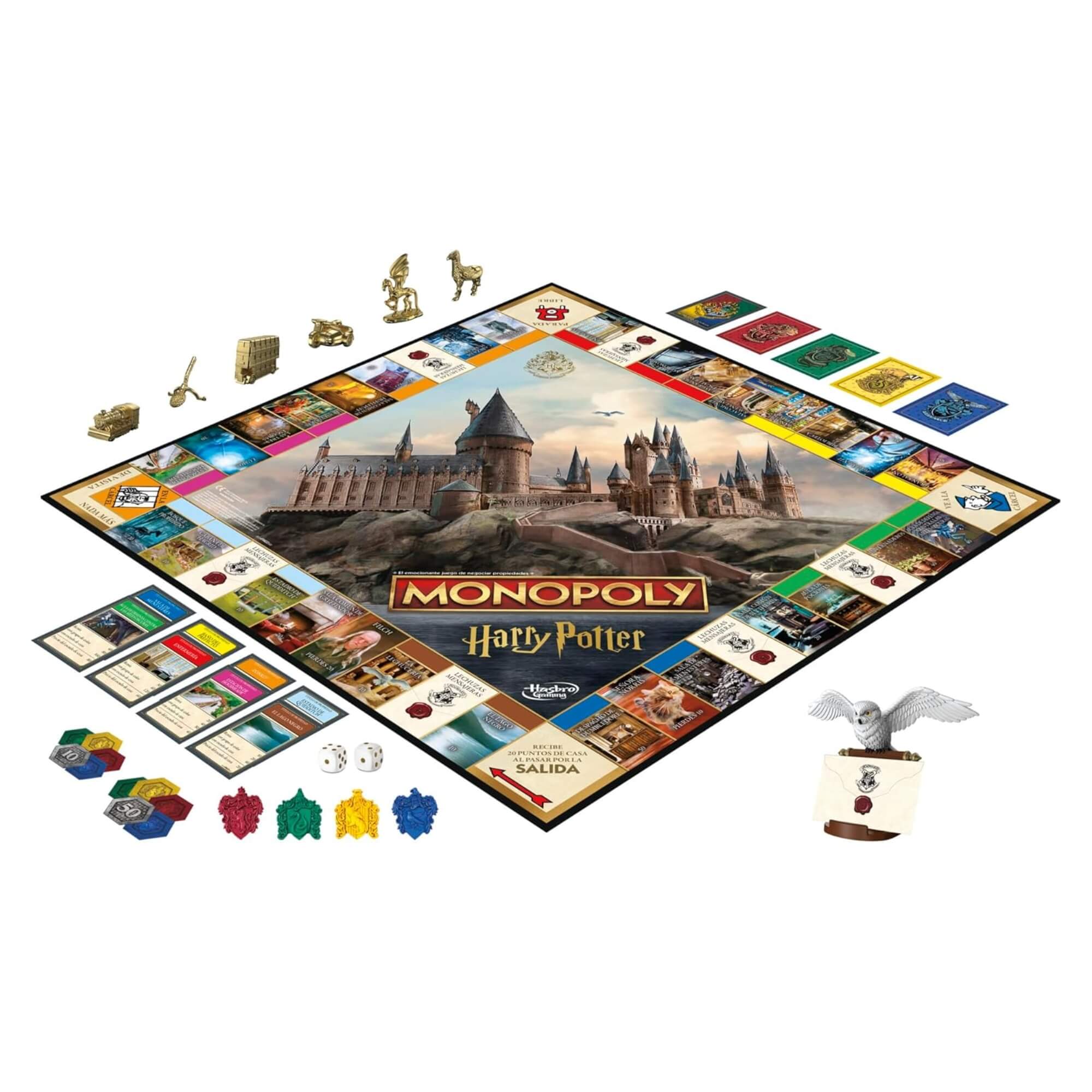 Jogo de Tabuleiro Monopoly Harry Potter +8 Anos Hasbro - 19268