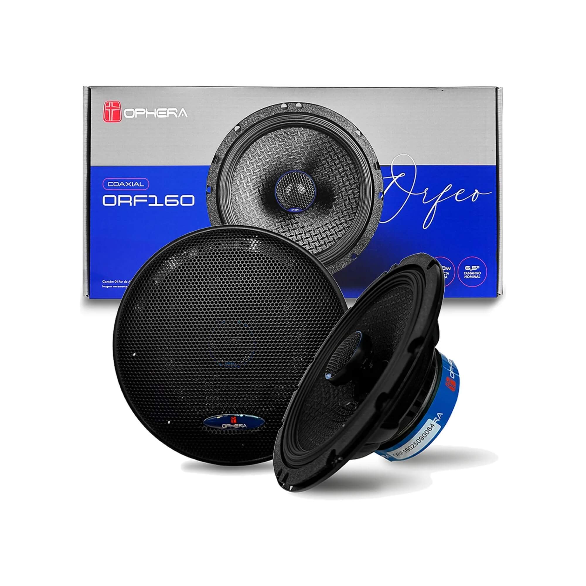 Par de Alto Falantes Coaxial ORF160 240W 6,5" Pol 4Ohms Ophera - 6422