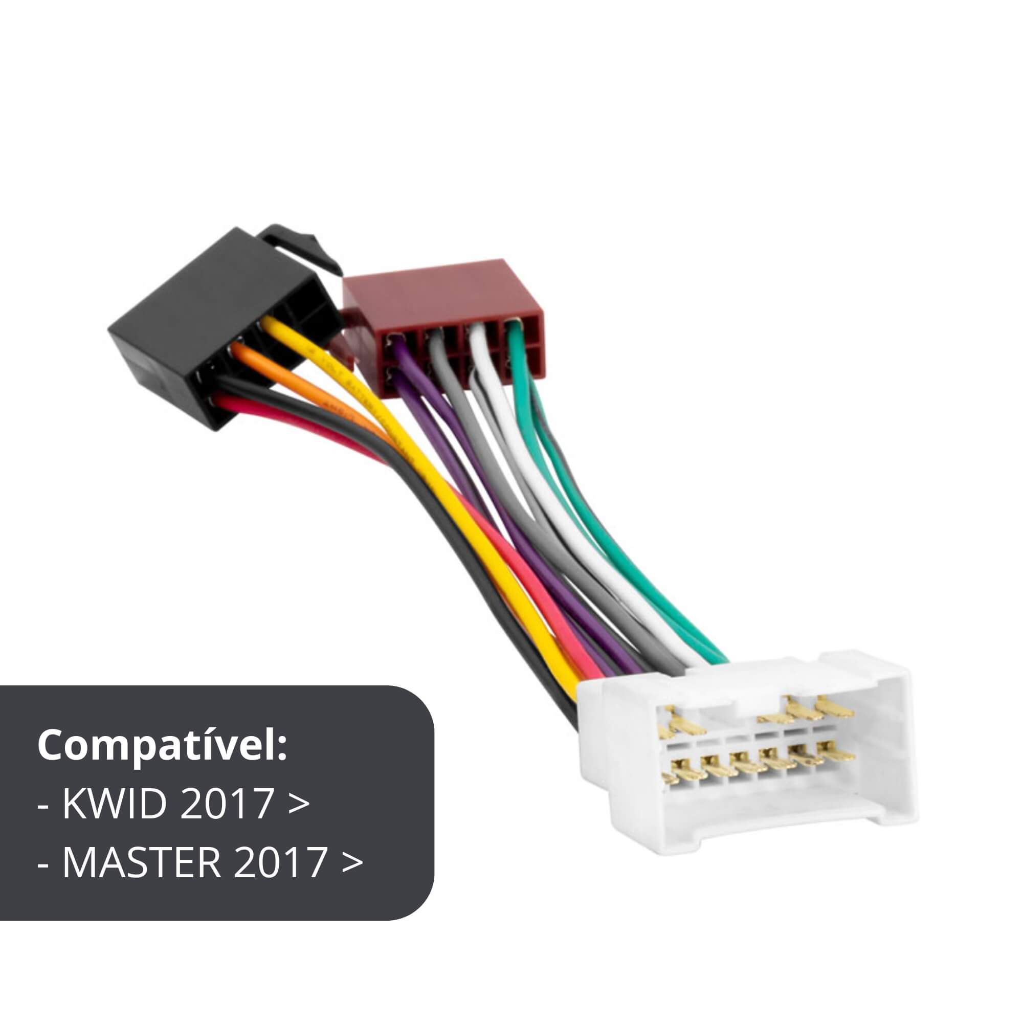Chicote de Ligação Kwid Básico/Master a partir de 2017 Expex - EXC 051