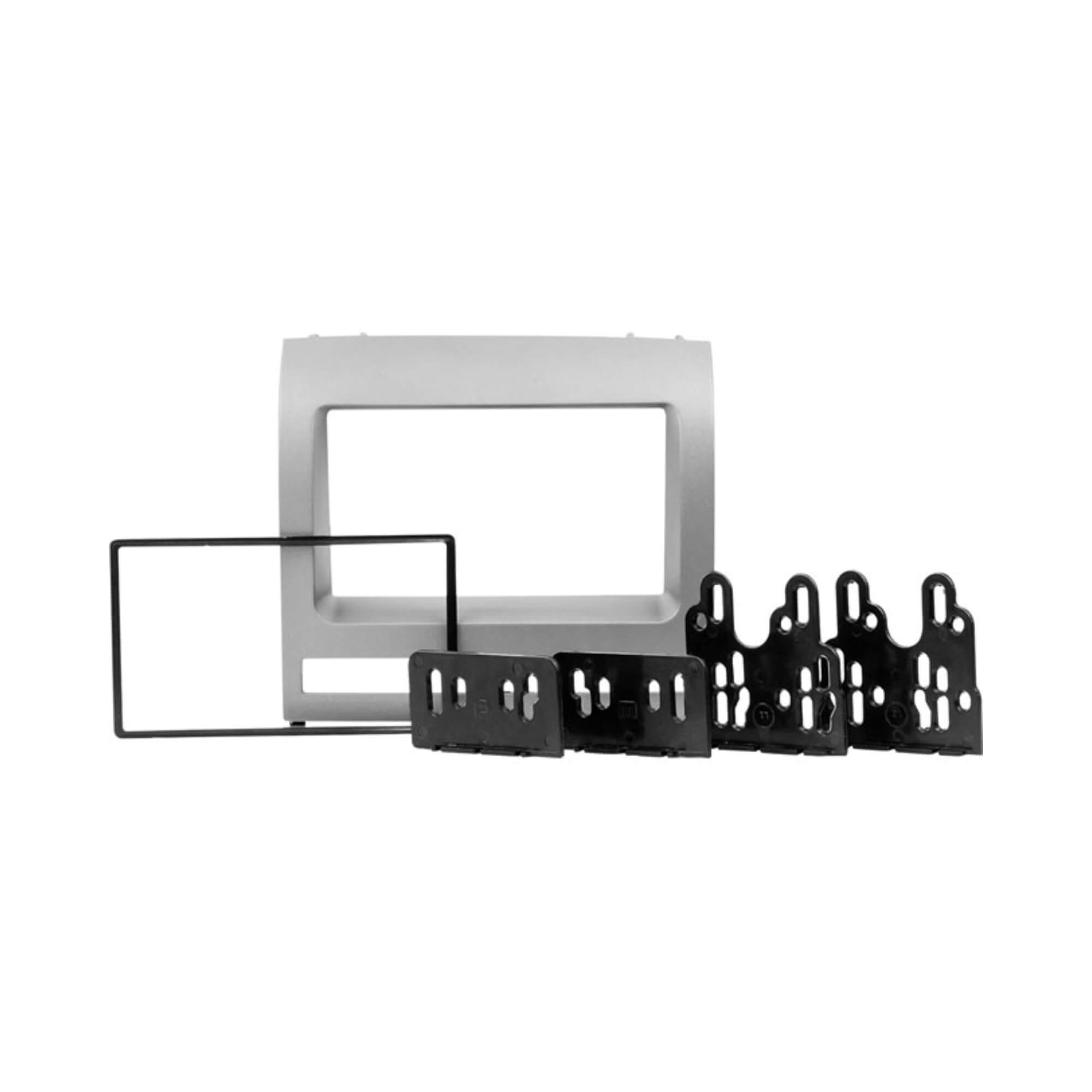 Moldura 2Din cinza kiron Palio 03/12 Weekend/Siena/Strada 05/12 Idea 05/12 JP/CH Expex - EPX 087