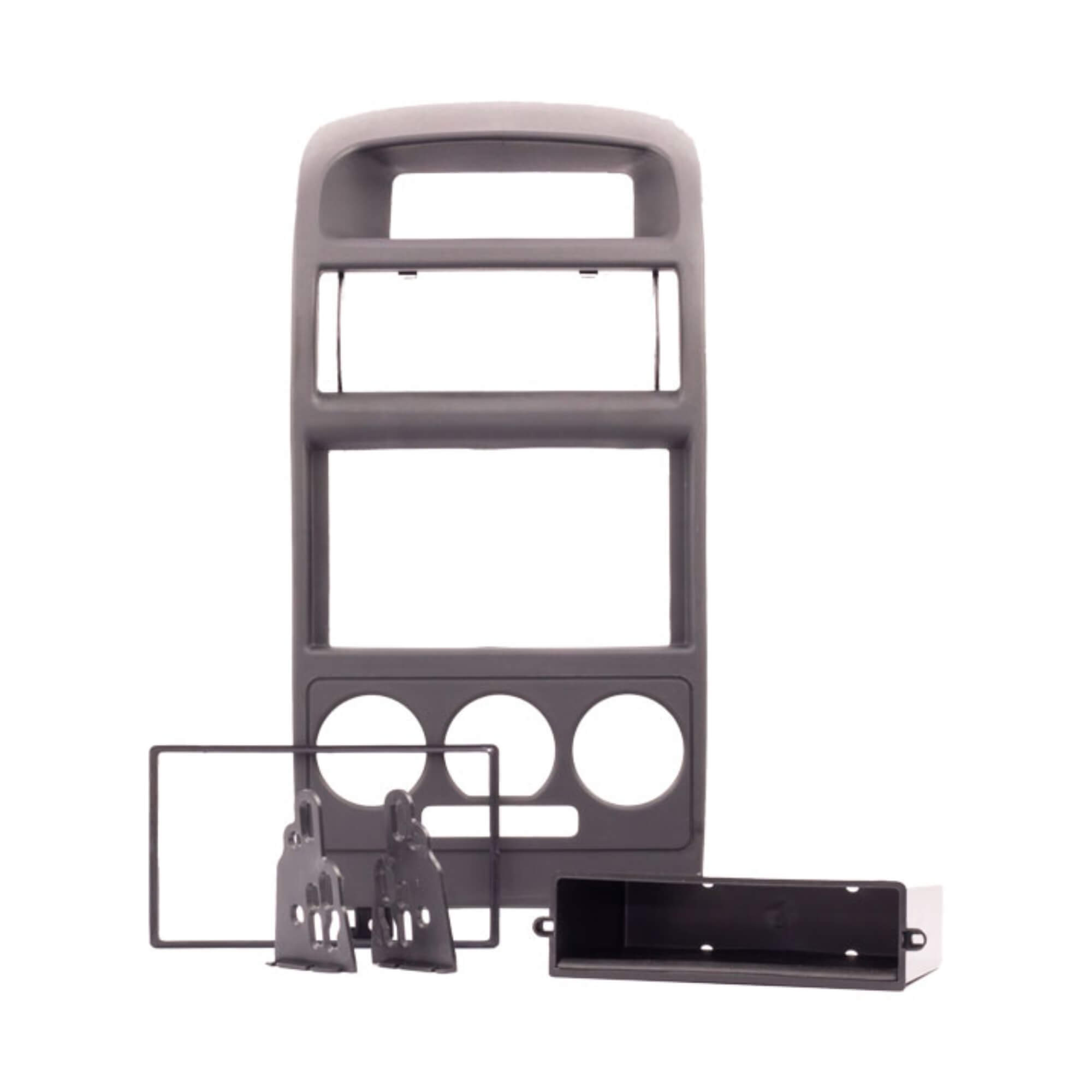 Moldura 1Din Astra 1998 a 2012 Ar Analógico cor Preto Expex - EPX 409