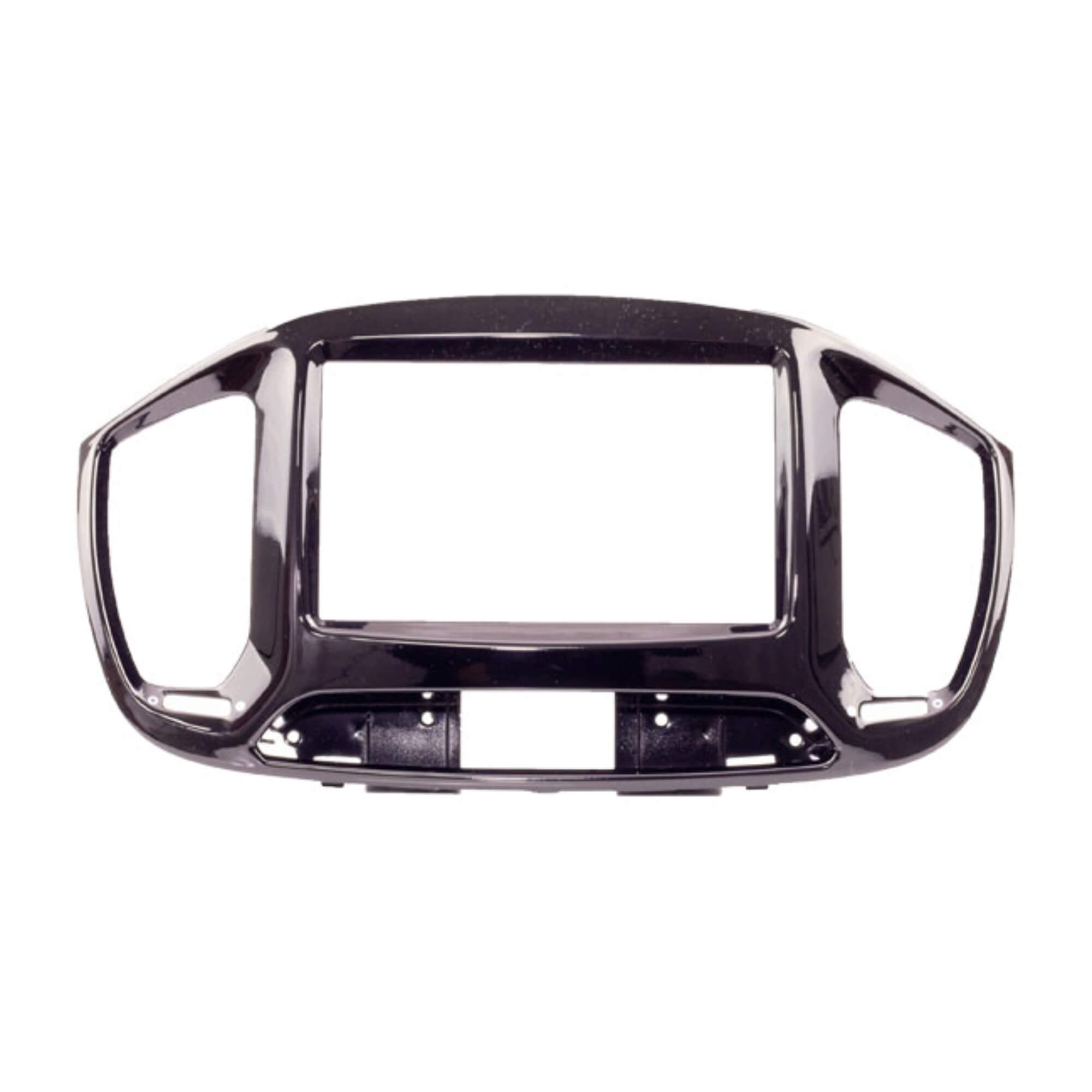Moldura 2 Din Novo Uno 2015 a 2021 cor Black Piano Expex - EPX 412