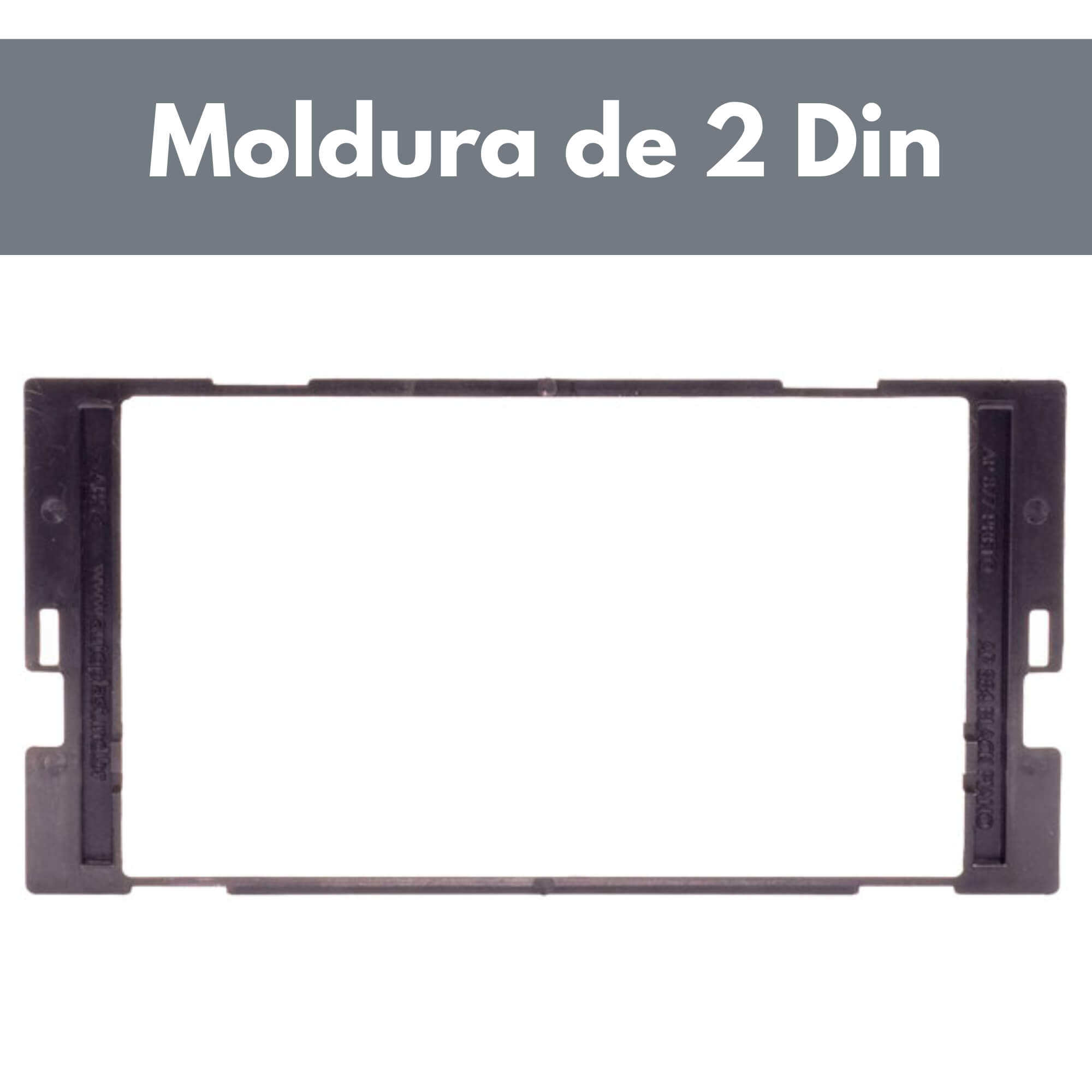 Moldura 2 Din Black Piano New March 2014/16 Versa 2014/19 Sentra 2014/18 Expex - EPX 382
