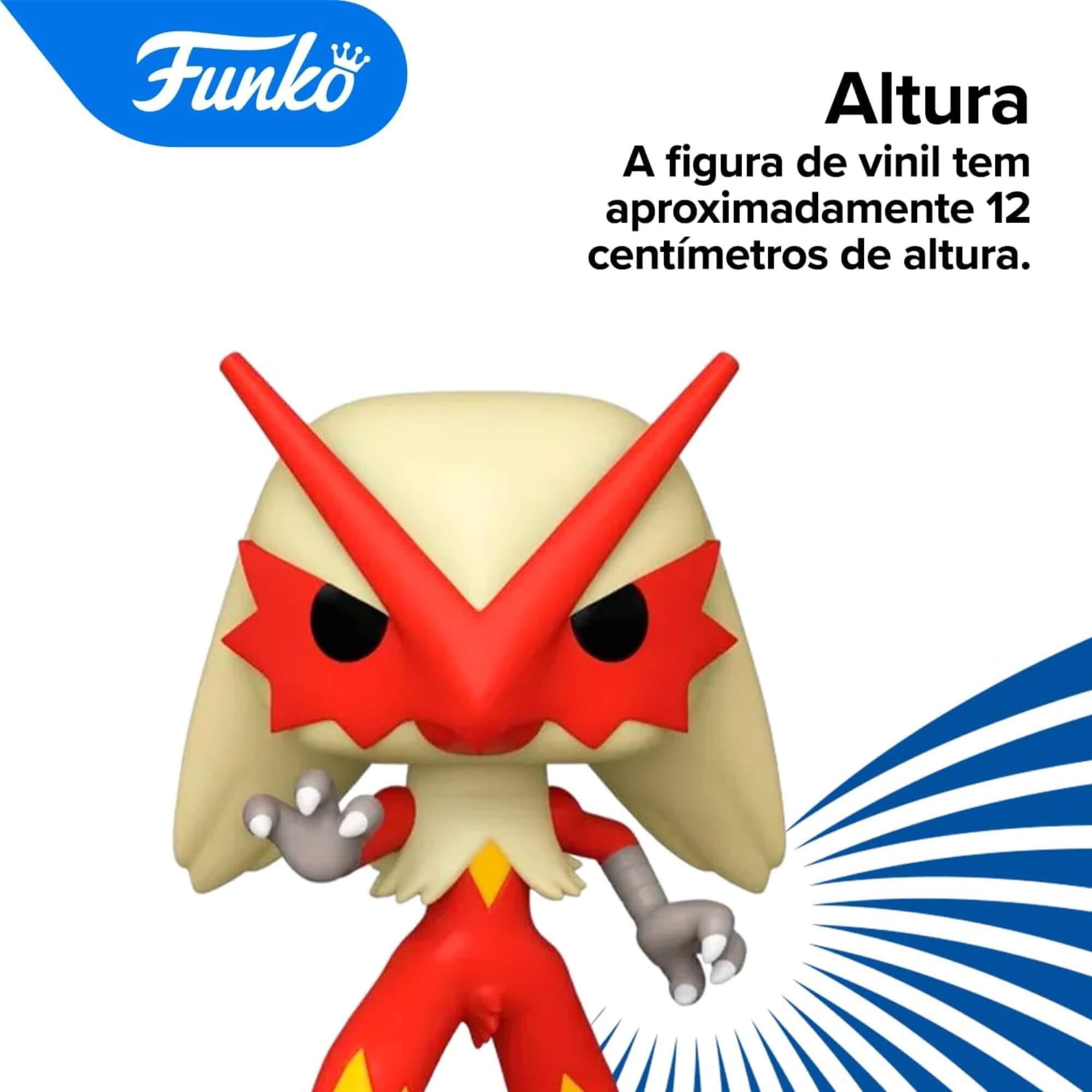 Boneco Colecionável Funko Pop! Blaziken Pokémon Candide - 11292