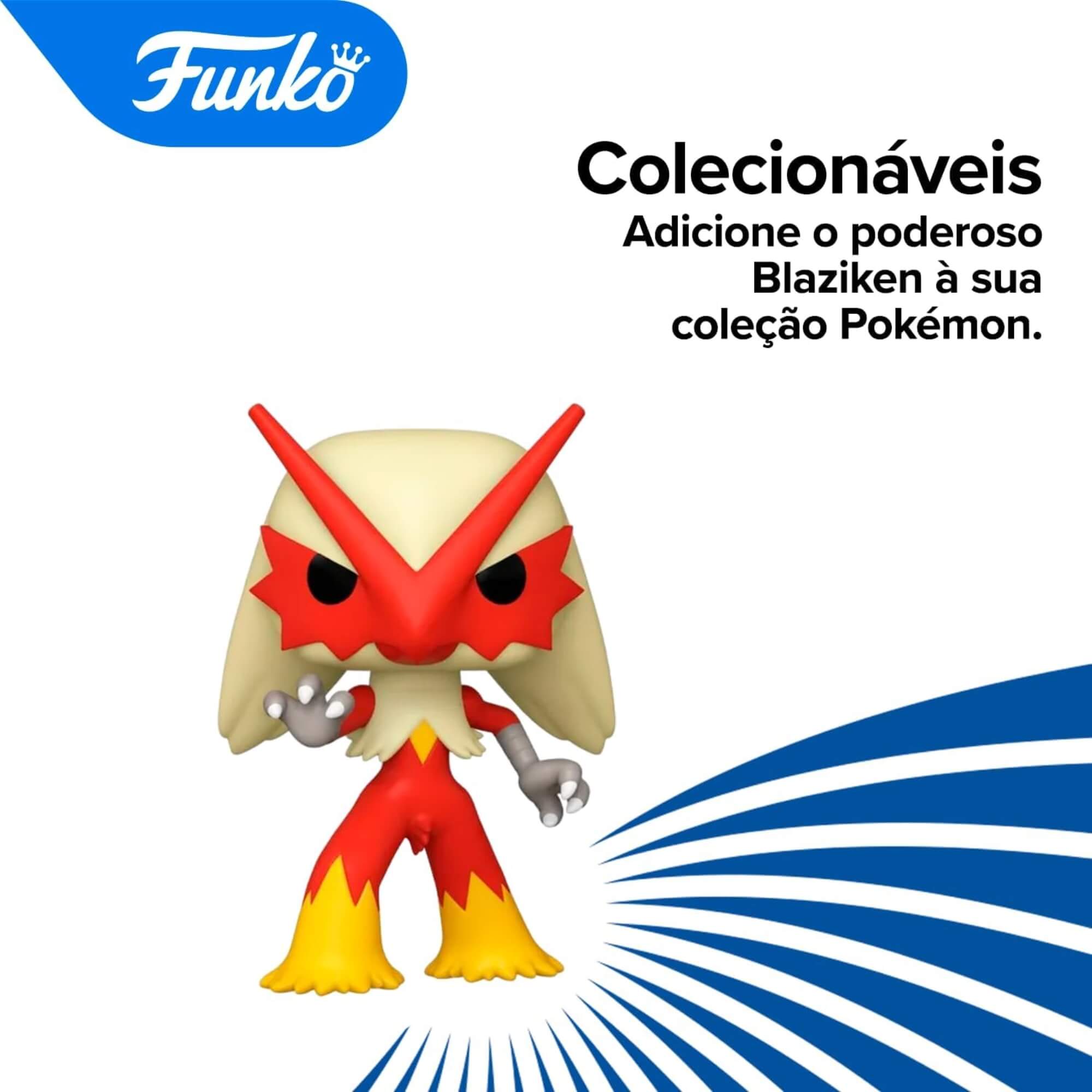 Boneco Colecionável Funko Pop! Blaziken Pokémon Candide - 11292