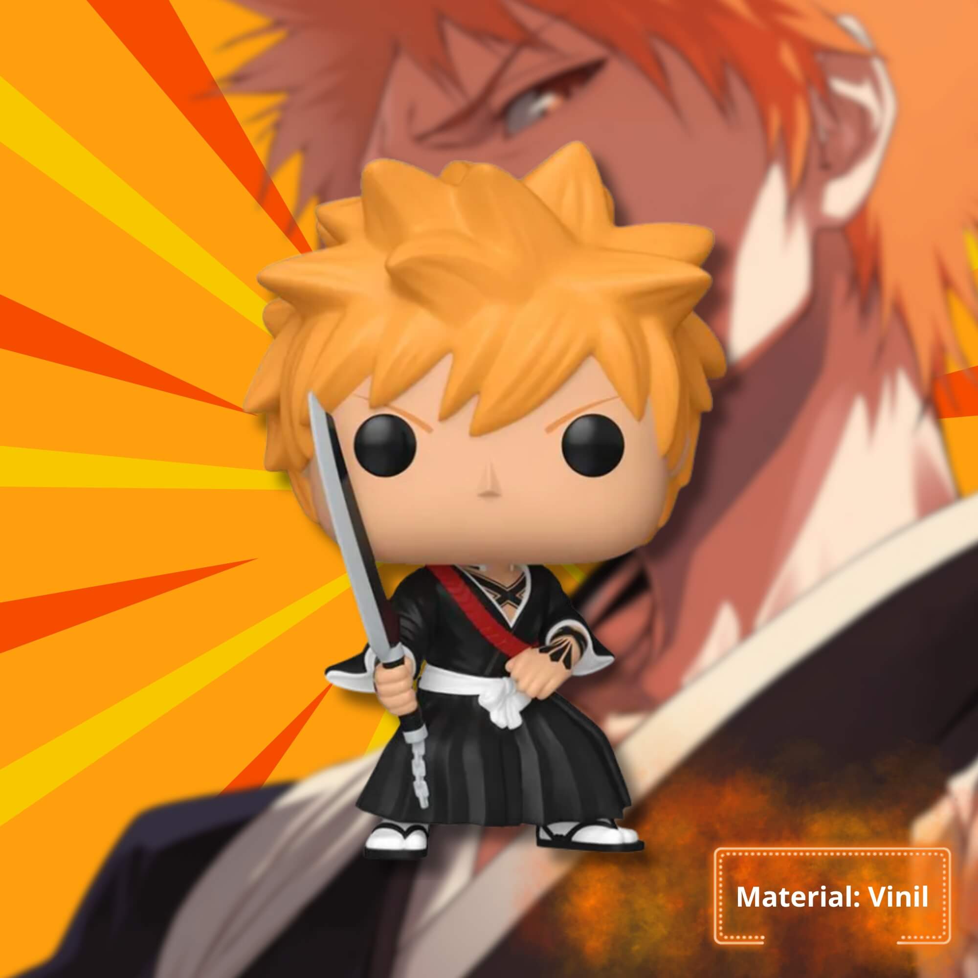 Boneco Funko Pop! Ichigo Kurosaki - Bleach 1610 Candide - 11256