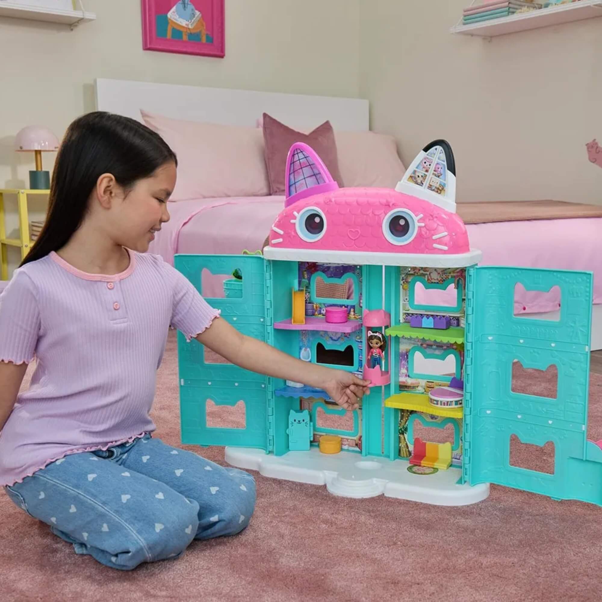 Playset Casa da Gabby's Dollhouse O Filme com Acessórios Sunny - 004815