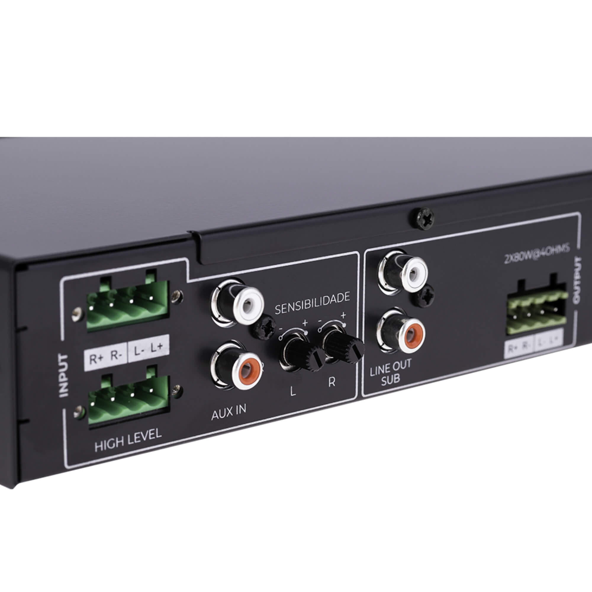 Multiroom FMR Slave 2X80W RMS com Saída Estéreo de Alta Potência Frahm - 32775