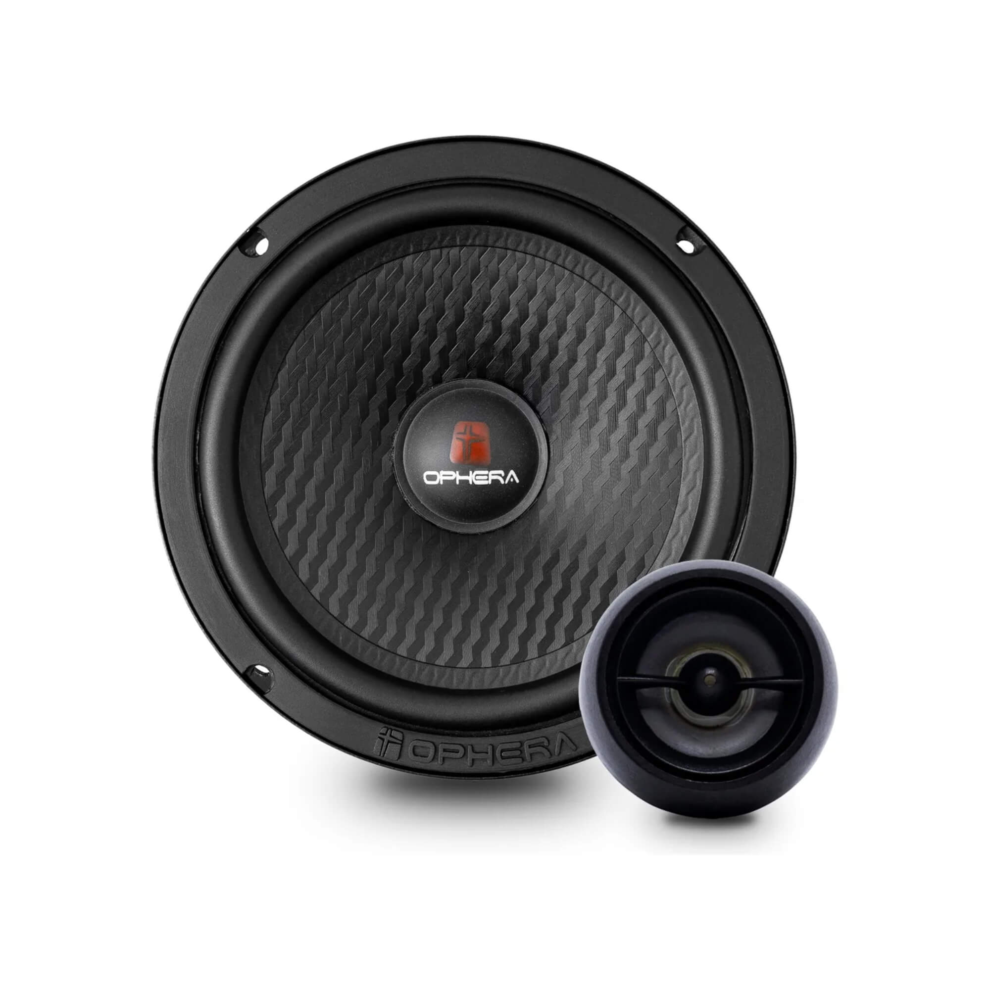 COMP Kit Alto Falante Ophera 6,5" 160W RMS + Auto Rádio Roadstar p/ Palio/Siena/Strada/Uno/Fiorino