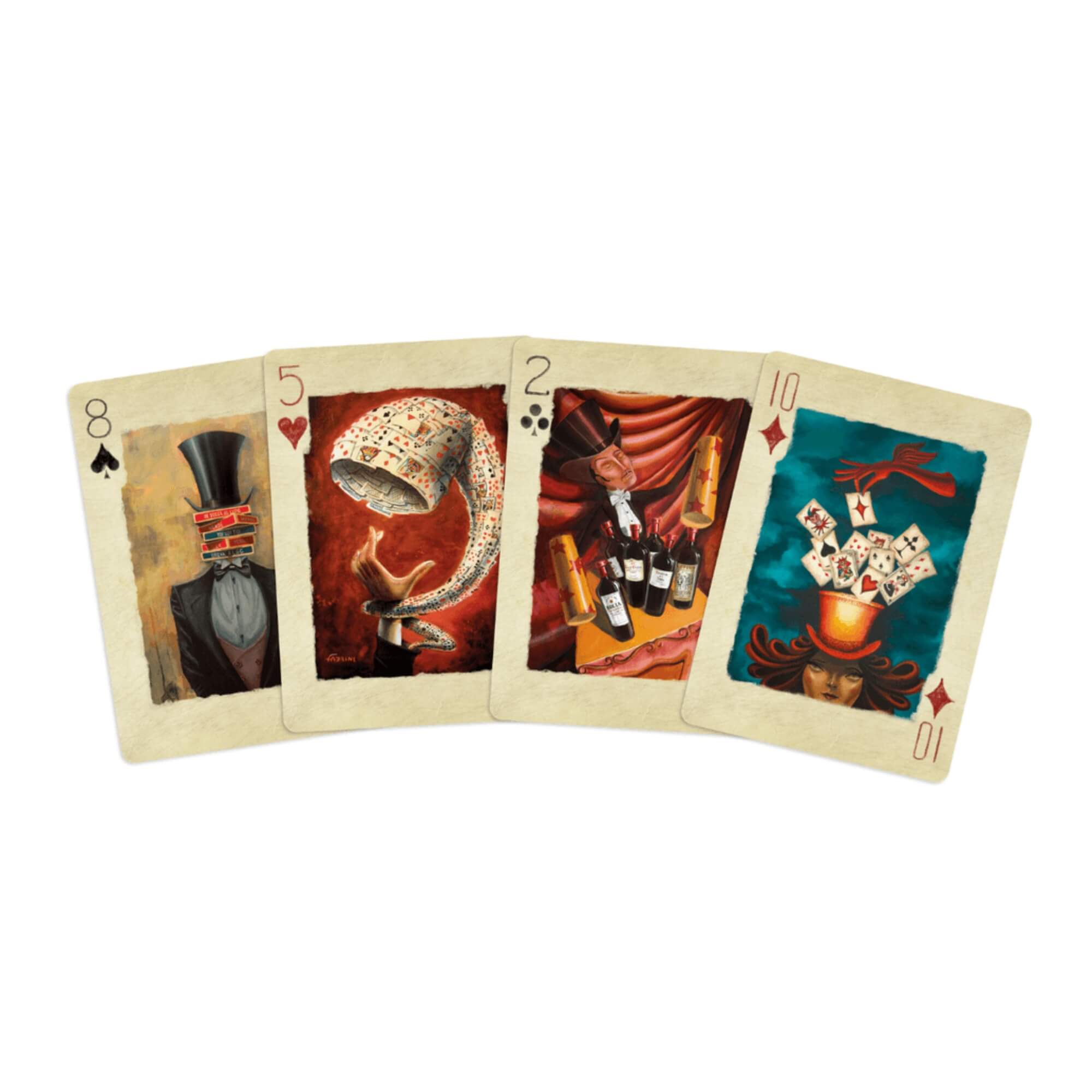 Baralho do Mágico Fabrini 55 Cartas Ilustradas Copag - 34922