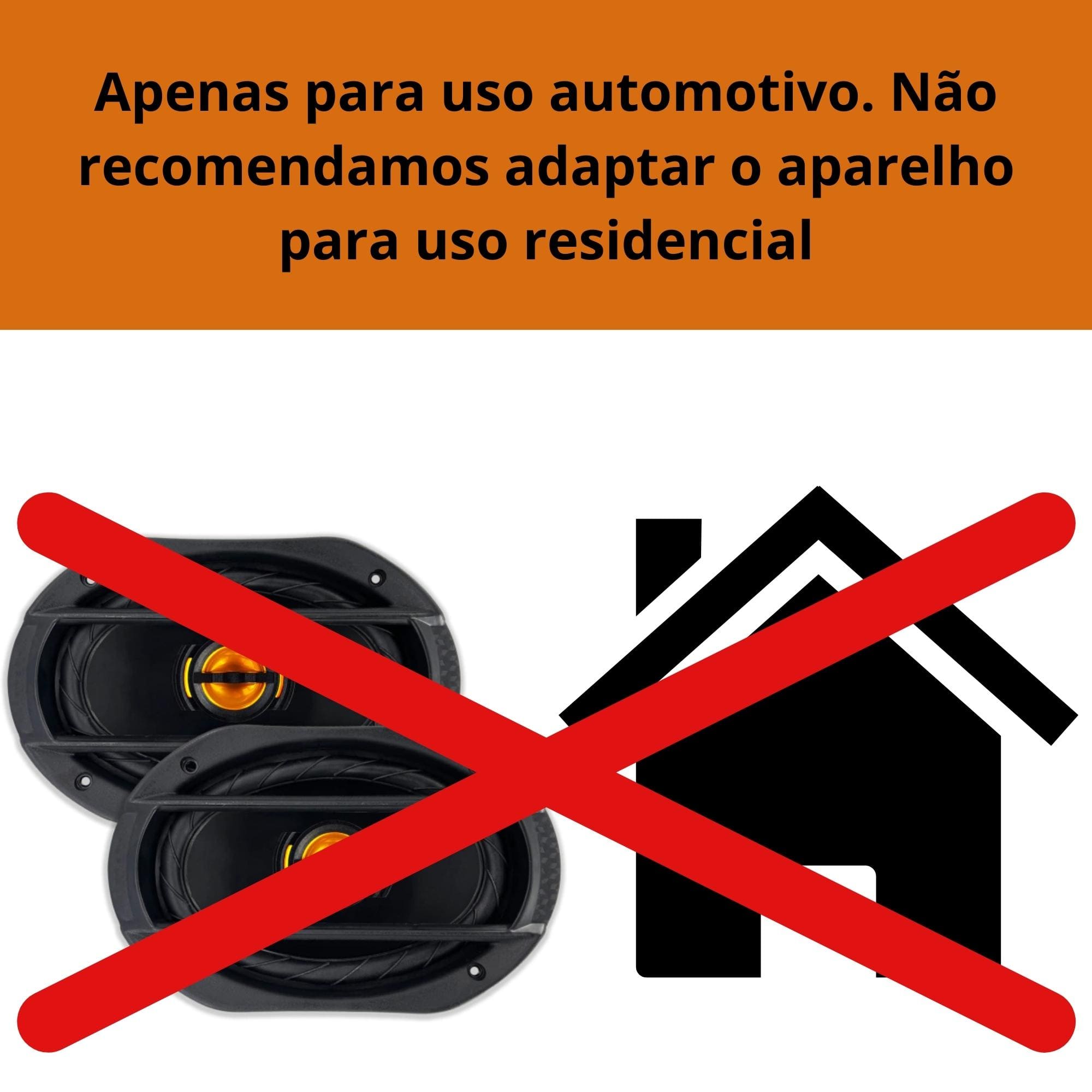 COMP Kit Som Automotivo: Rádio Bluetooth + Kit de Alto Falantes 6x9 Polegadas