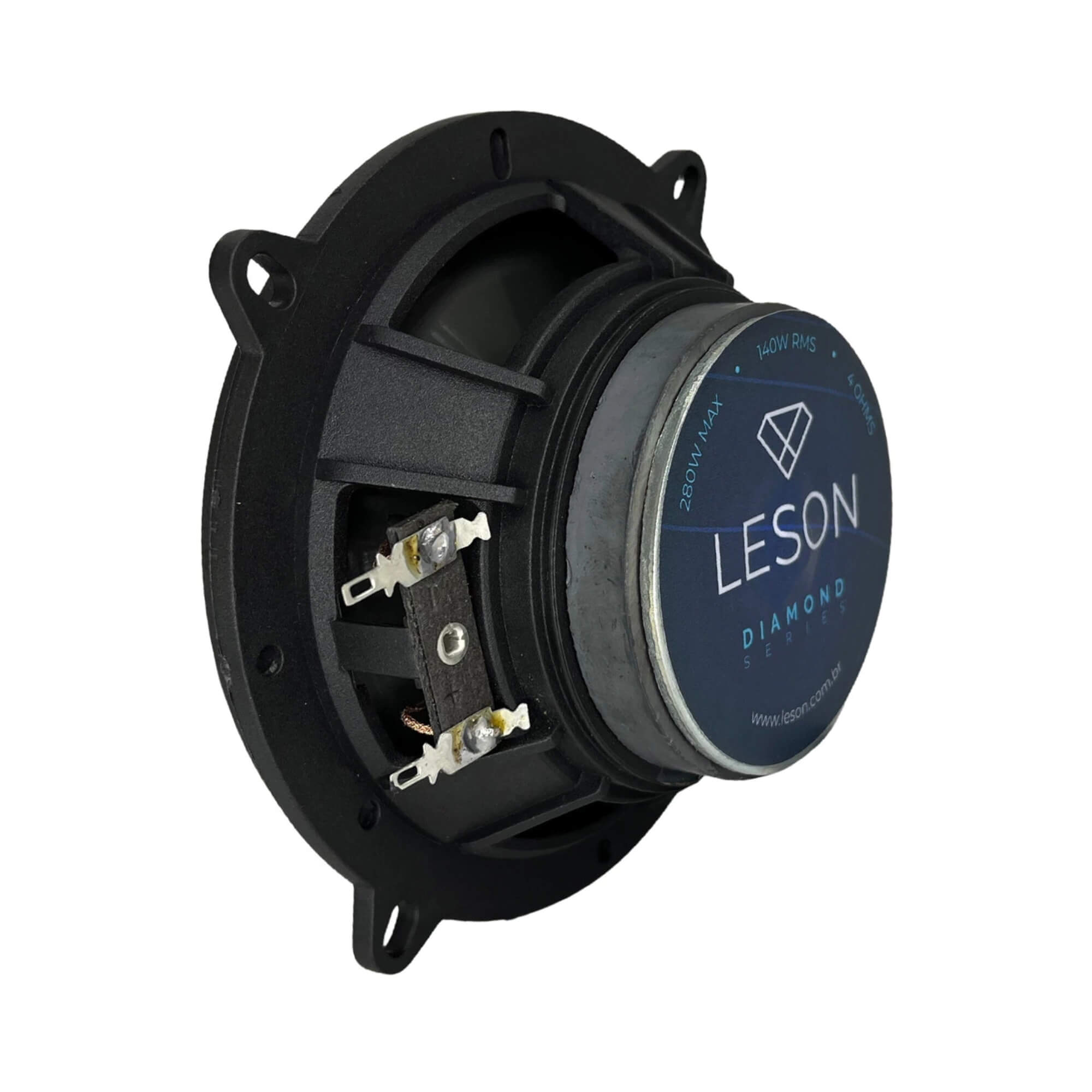 COMP Kit 2 Pares Falantes Leson 5 Pol 140W + Par 6 Pol LD6-TX Som Automotivo Potente e Definido