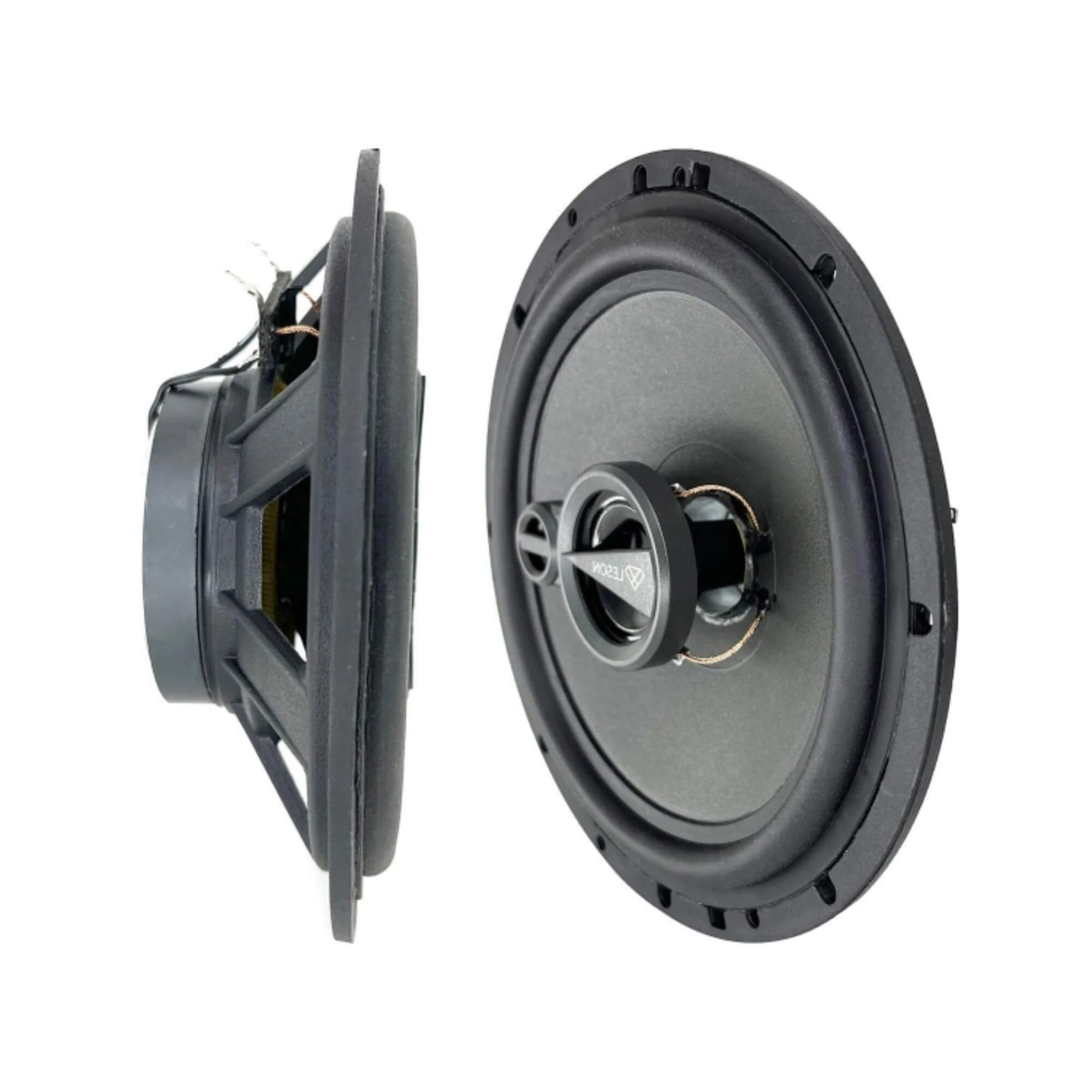 COMP Kit 2 Pares Falantes Leson 5 Pol 140W + Par 6 Pol LD6-TX Som Automotivo Potente e Definido