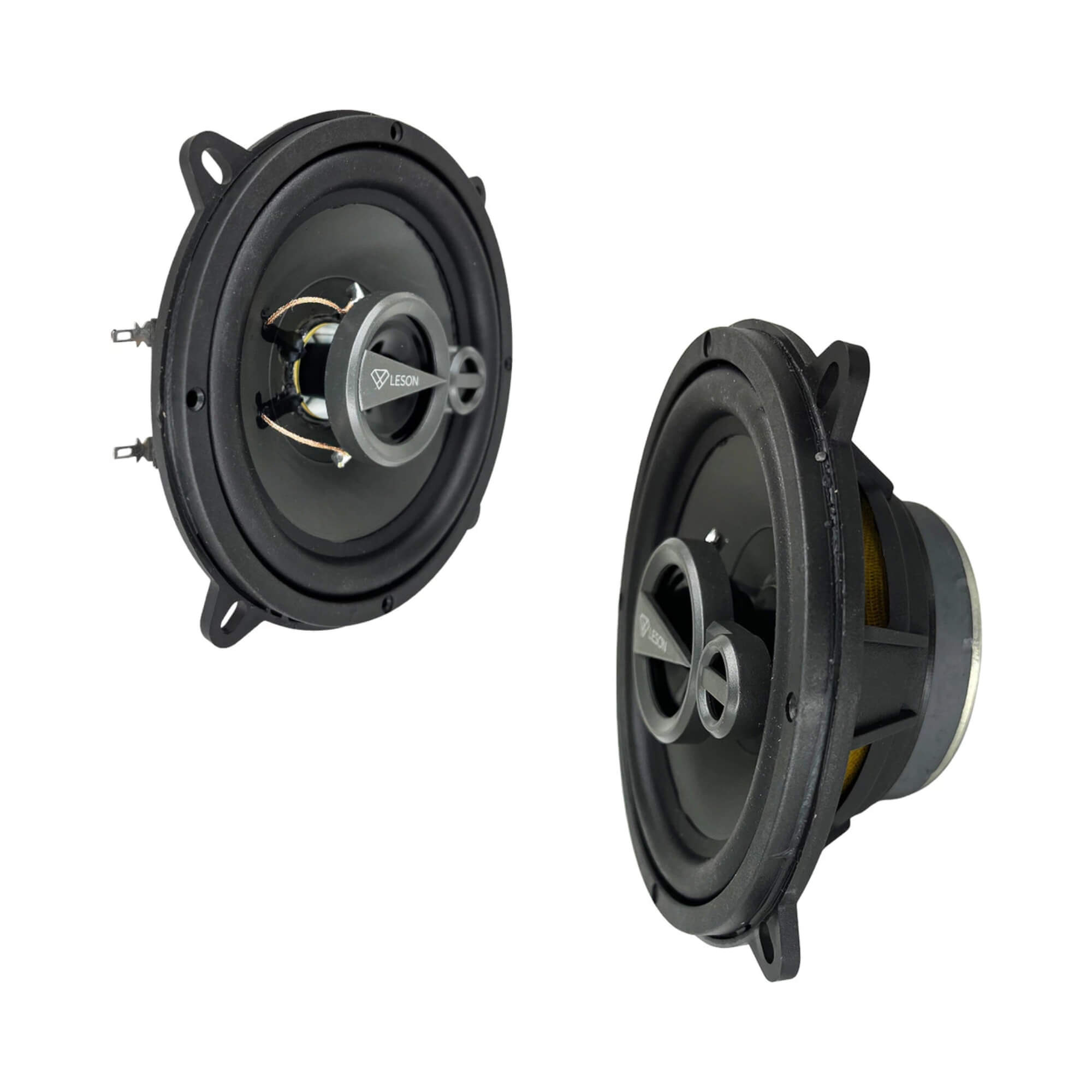 COMP Kit Som Automotivo: Par de Alto Falantes 6x9" 320W + Par de Alto Falantes 5" 280W Leson