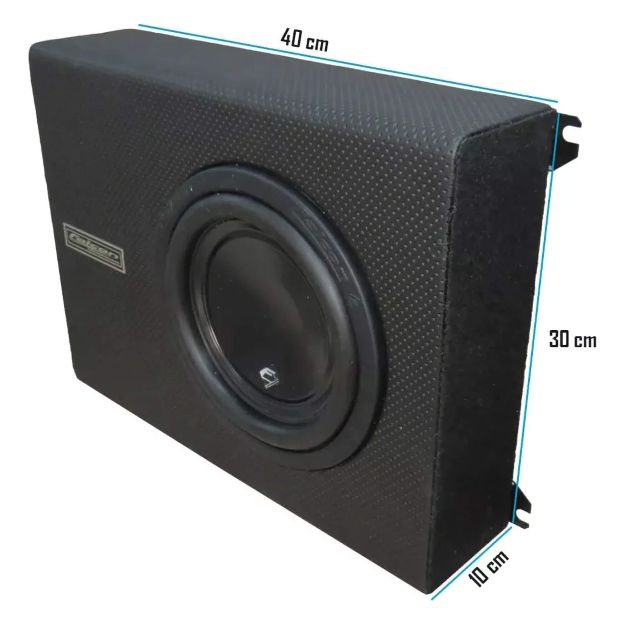 COMP Kit Conversor RCA Falcon FC4X + Caixa Slim Amplificada 8” 450W RMS XS400.3SL