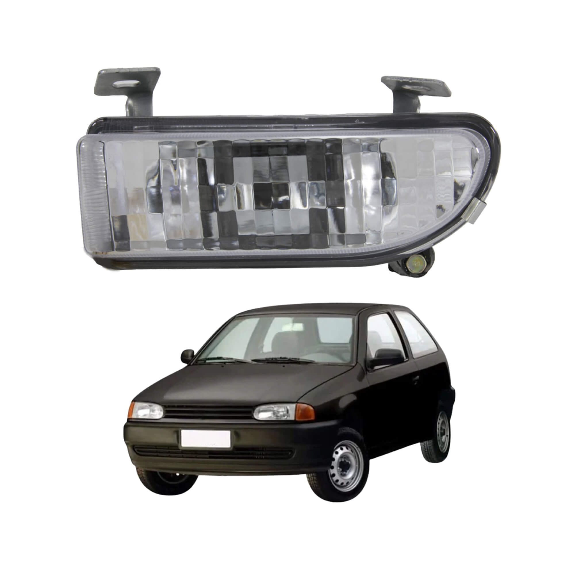 Farol Auxiliar Gol G2 Bola 1995 a 1999 (Lado Esquerdo) Shocklight - MSL-263502L