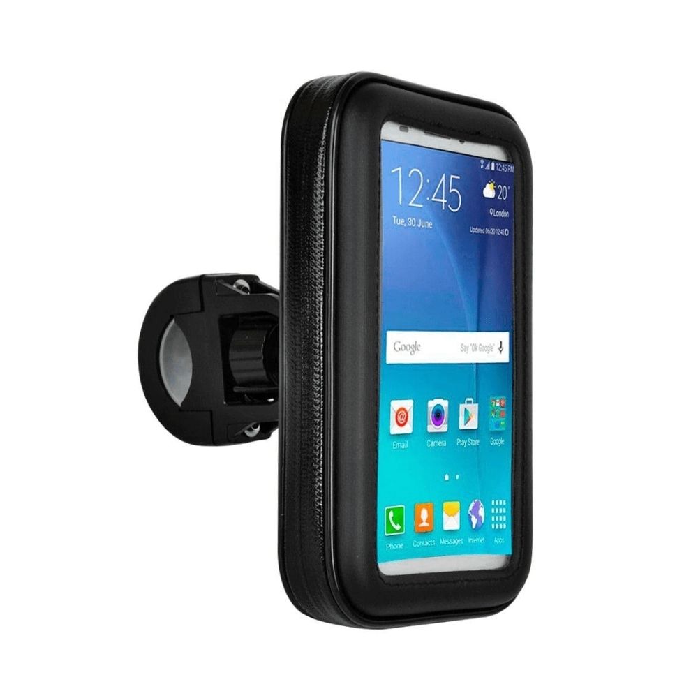 Suporte de Guidão 22 a 35mm p/ Smartphone de até 5,5 Pol Rotação 360º Preto Atrio - BI095