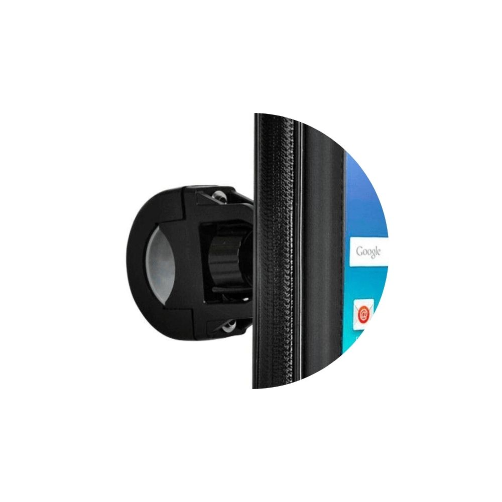 Suporte de Guidão 22 a 35mm p/ Smartphone de até 5,5 Pol Rotação 360º Preto Atrio - BI095