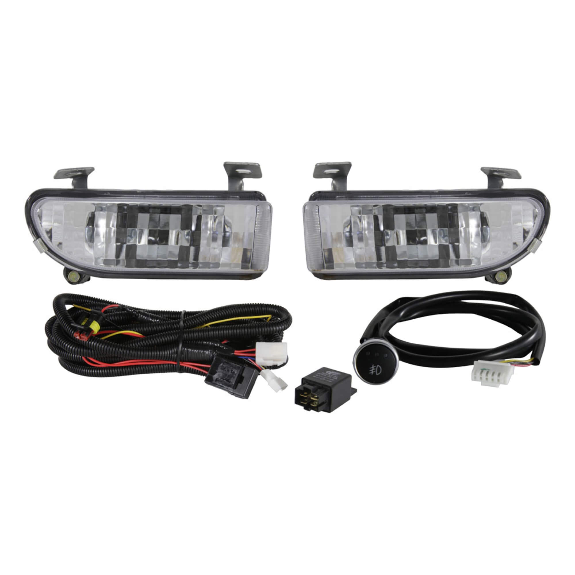 Kit Farol de Milha Gol G2 Bola 1995 a 1999 Botão Touch Shocklight - SL-263510U