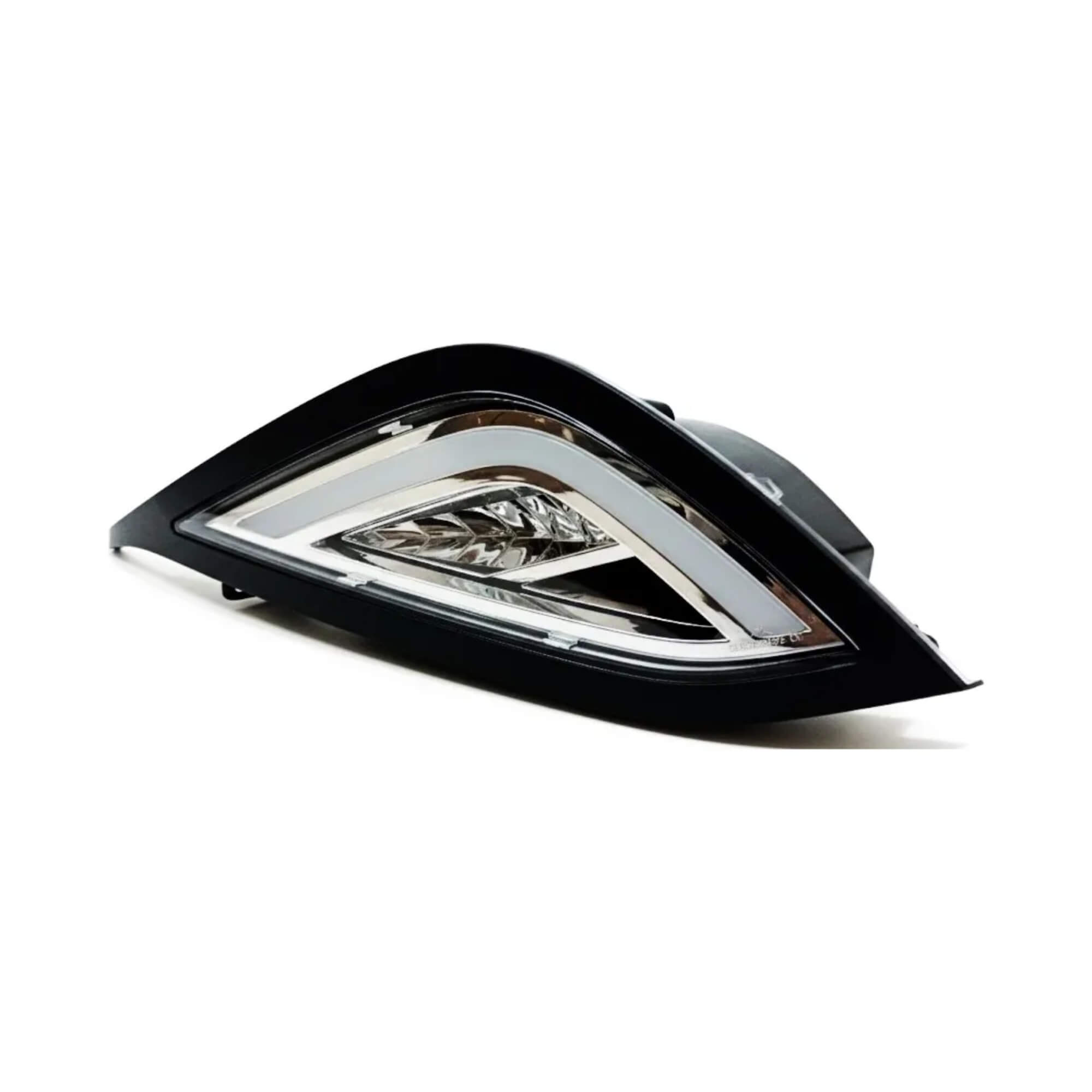 Kit Farol Milha Polo Track A partir de 2023 Drl Led Masc Cromada Botão Shocklight - SL-263610CRLED