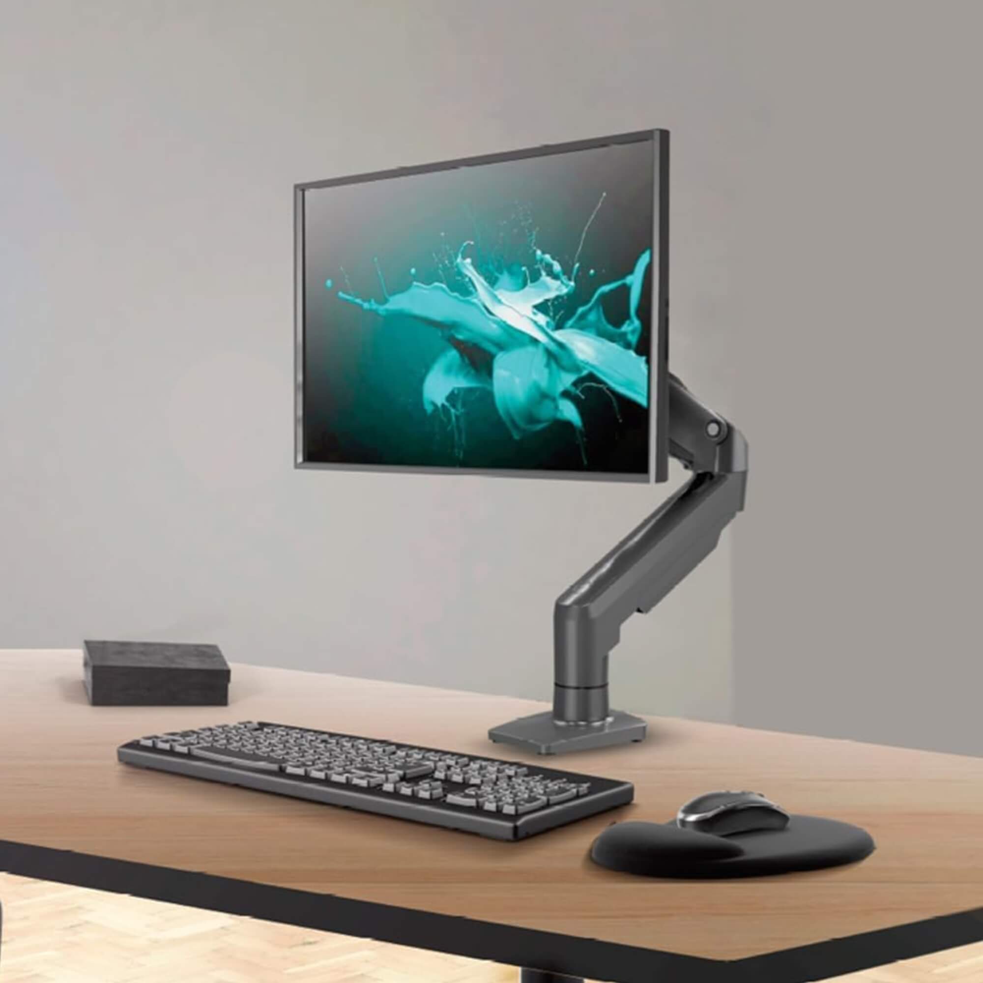 Suporte Articulado de Mesa com Pistão a Gás para Monitor de 17” a 35” ELG - F80N