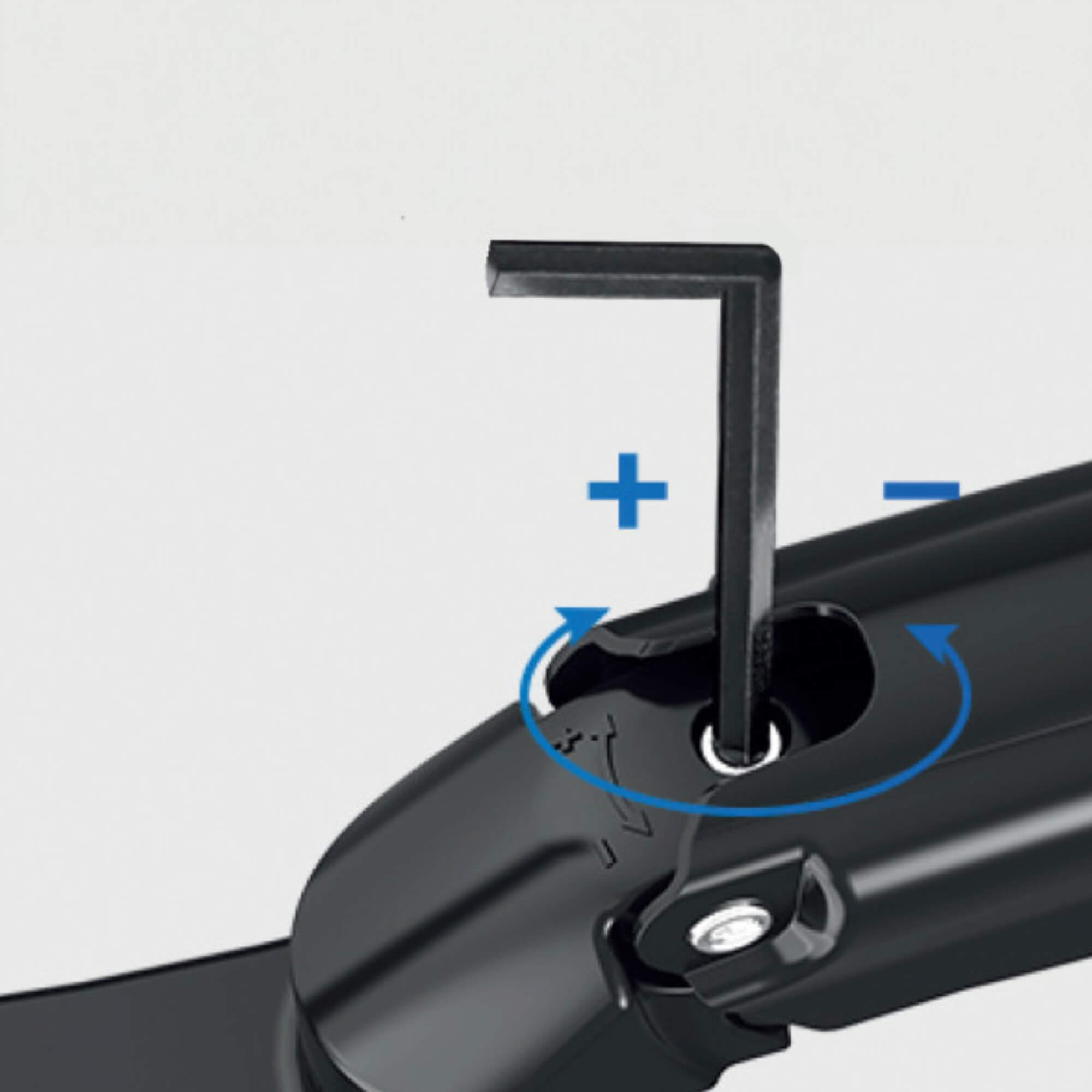 Suporte Ergonômico Articulado de Mesa c/ Pistão a Gás p/ 2 Monitores de 17” a 35” ELG - F160N