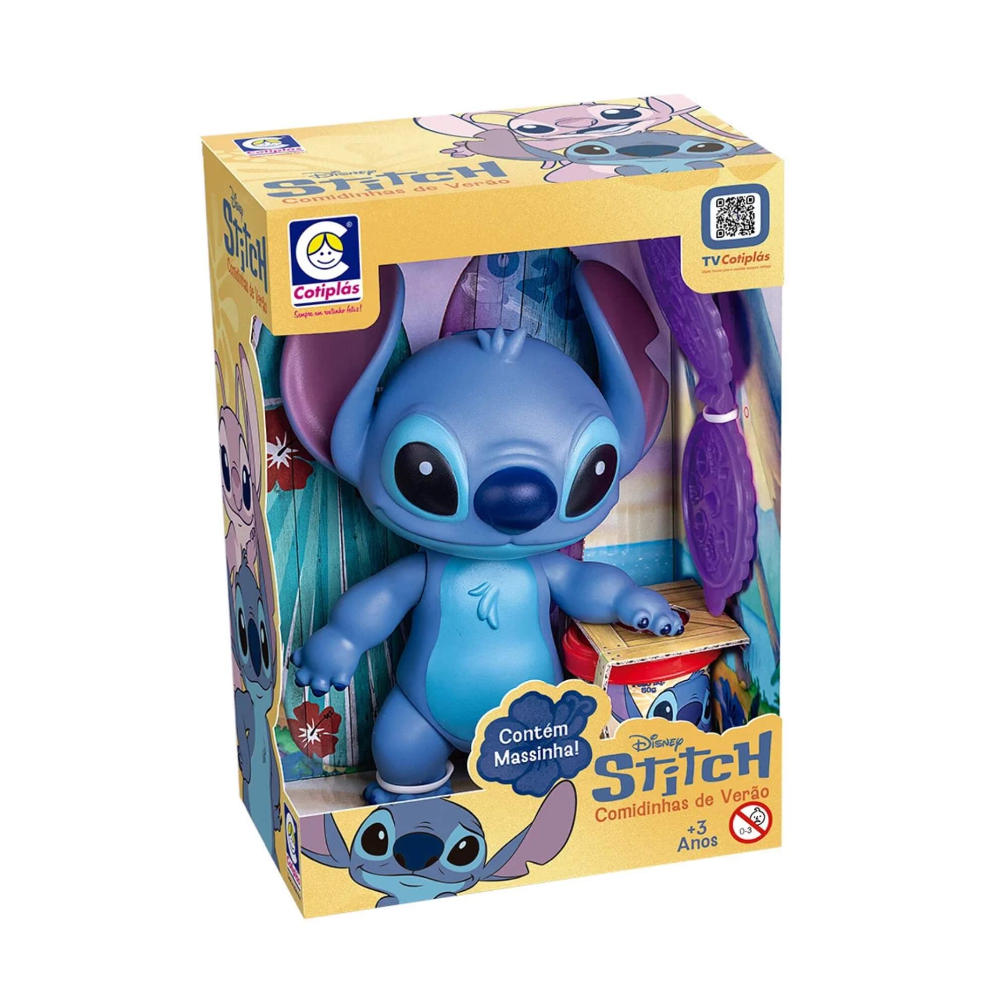 Brinquedo Stitch Comidinhas de Verão Disney Cotiplás - 2906