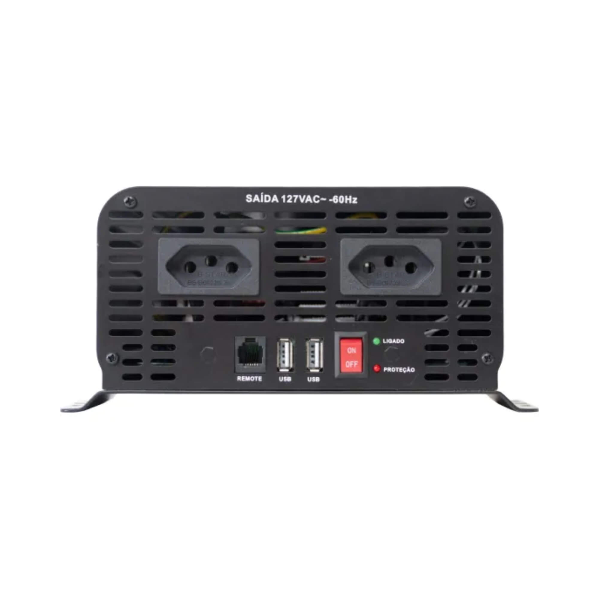 Inversor Automotivo PSW111 Onda Senoidal 1000W 12V/127V Hayonik - 84818