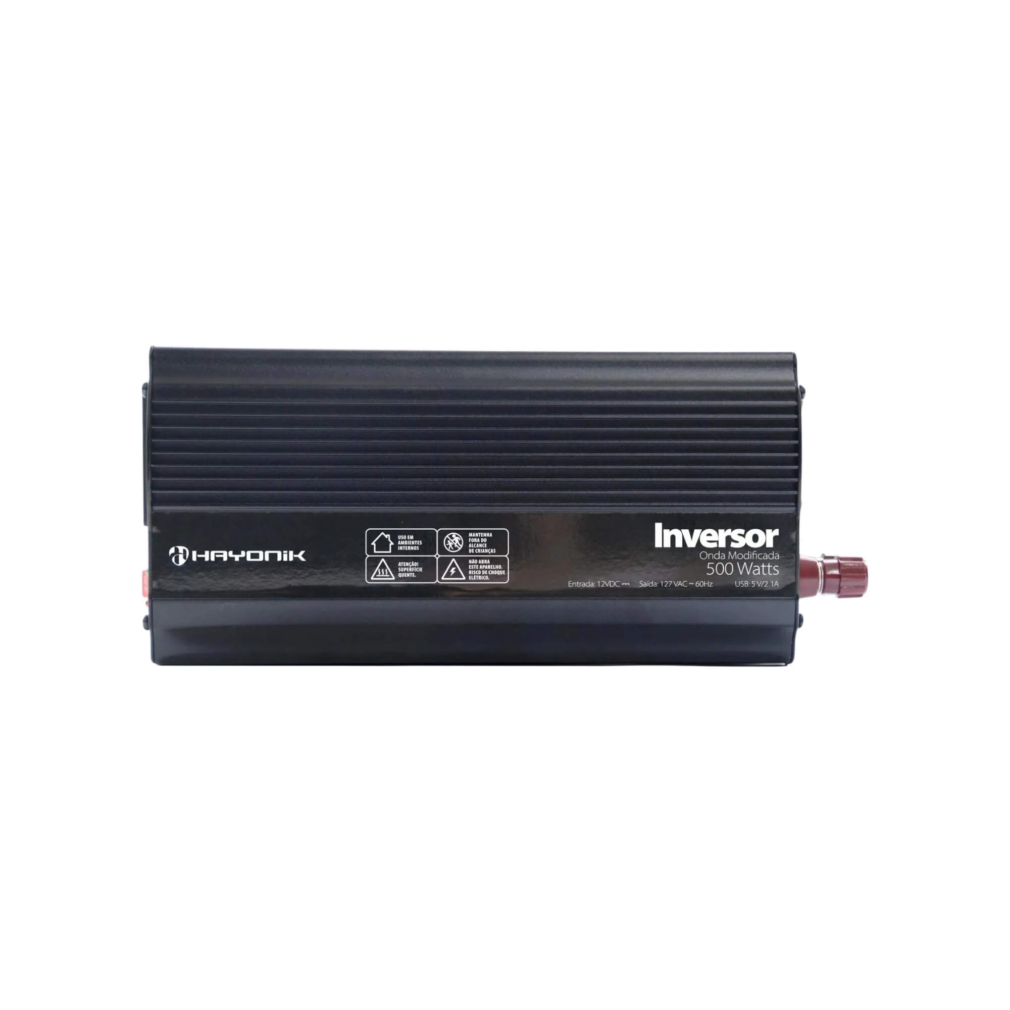 Inversor Automotivo MSW1105 Onda Modificada 500W 12V/127V Hayonik - 84826